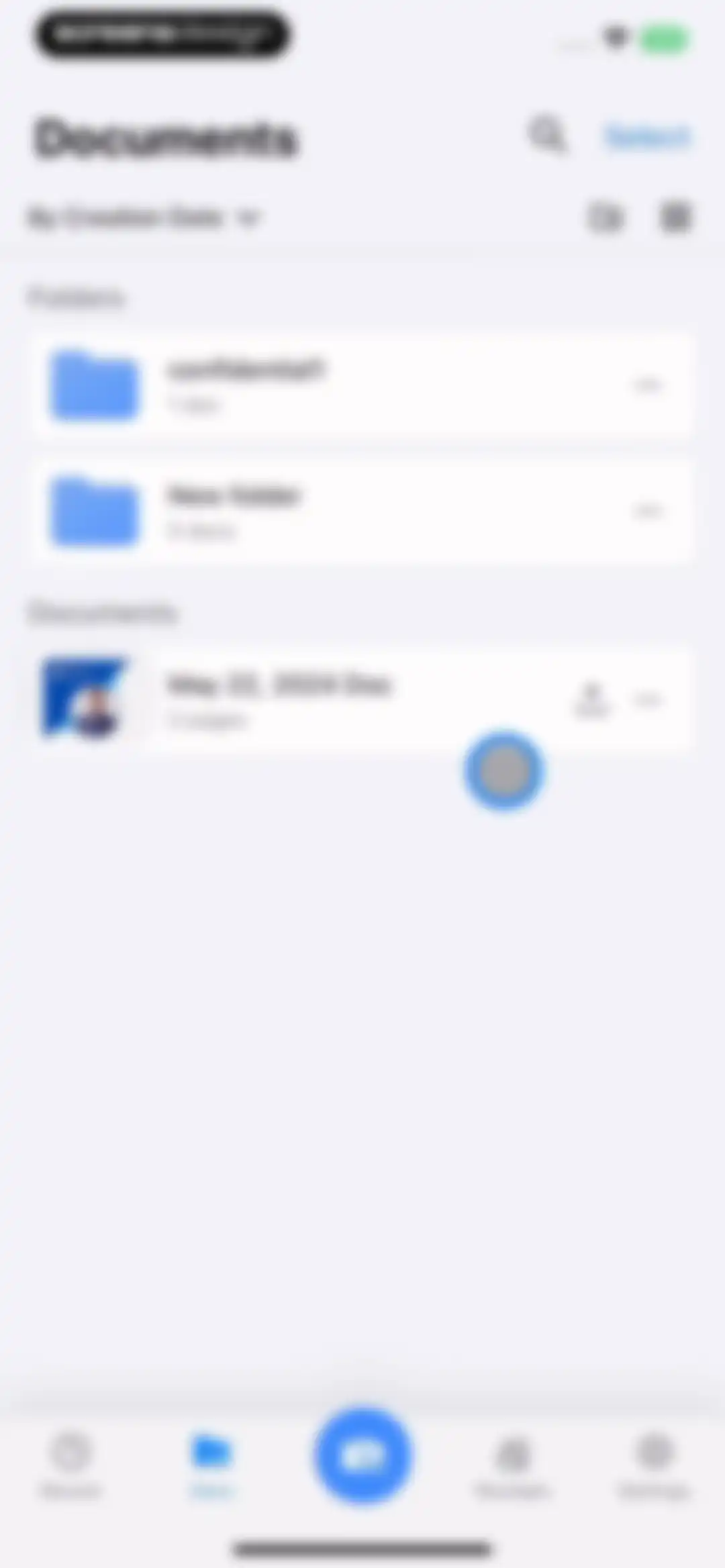 Scanner Doc: Scan PDF Document screen 36