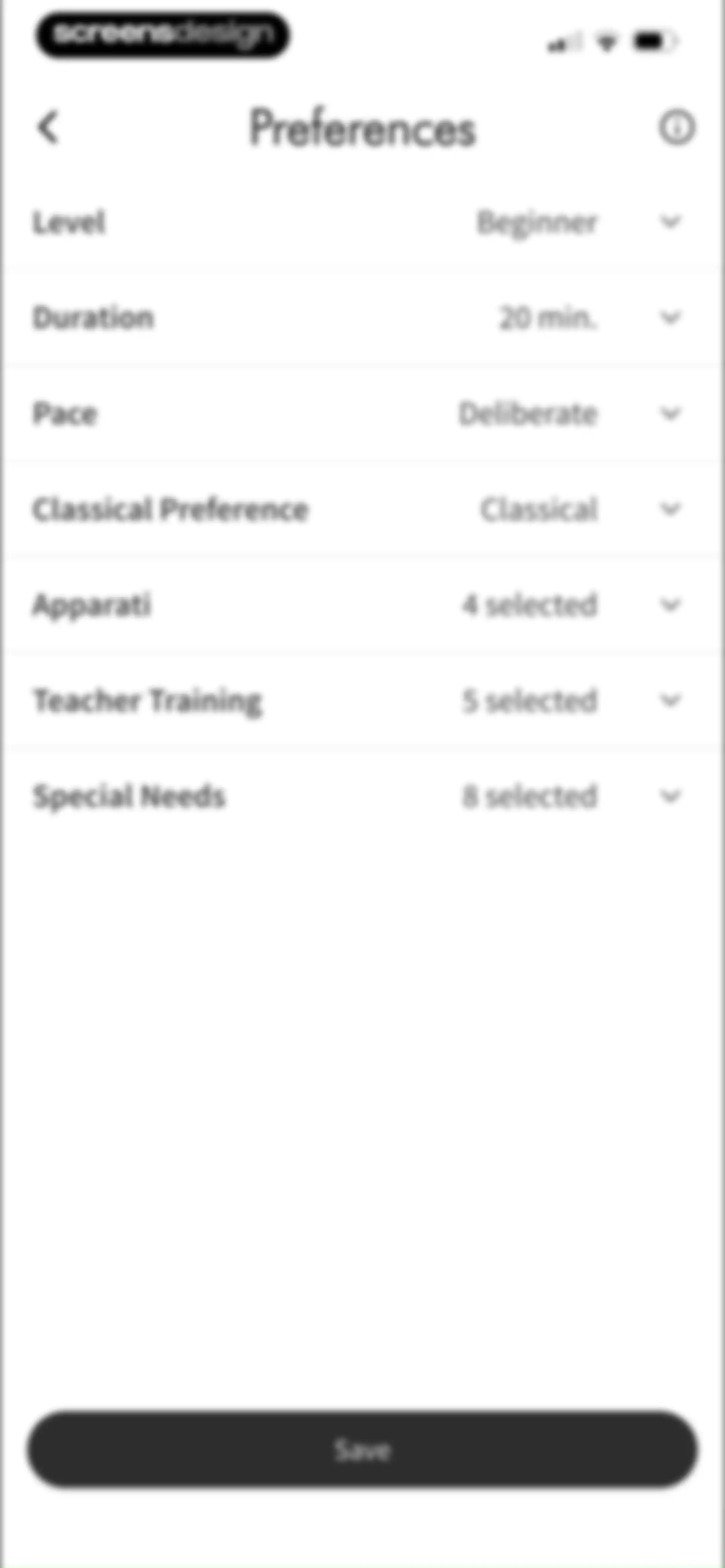 Pilates Anytime | Workouts screen 68
