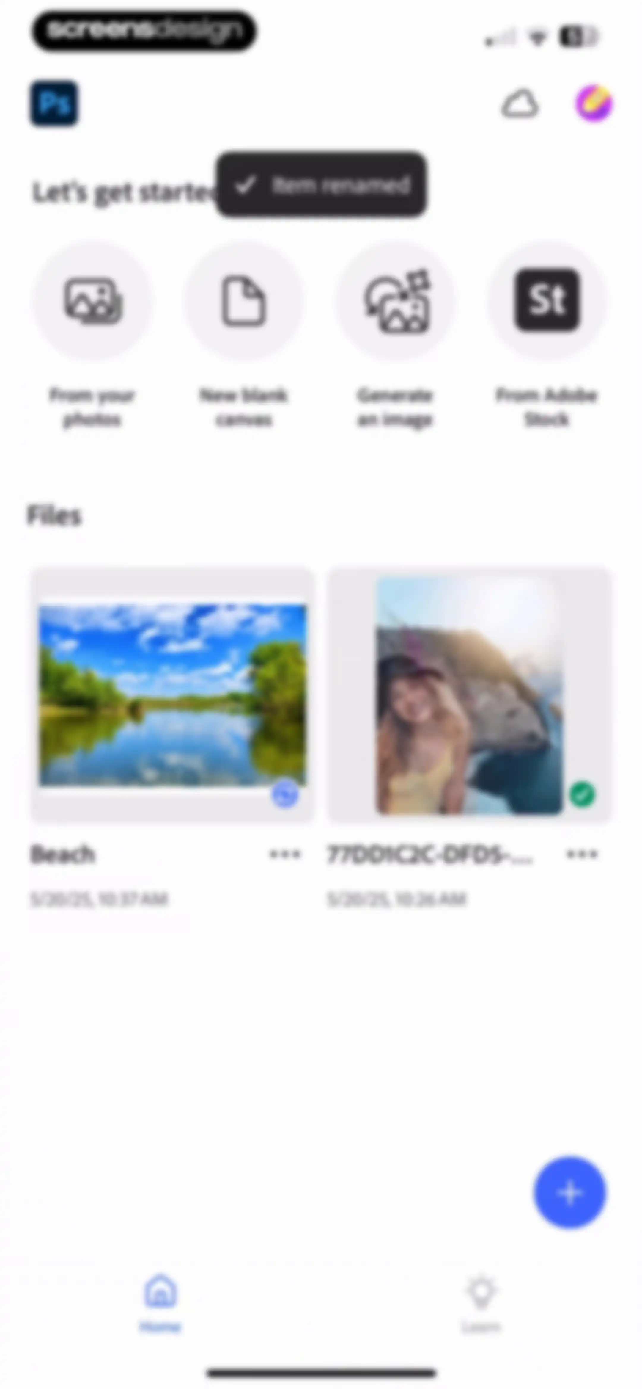 Adobe Photoshop: Photo Editor screen 110