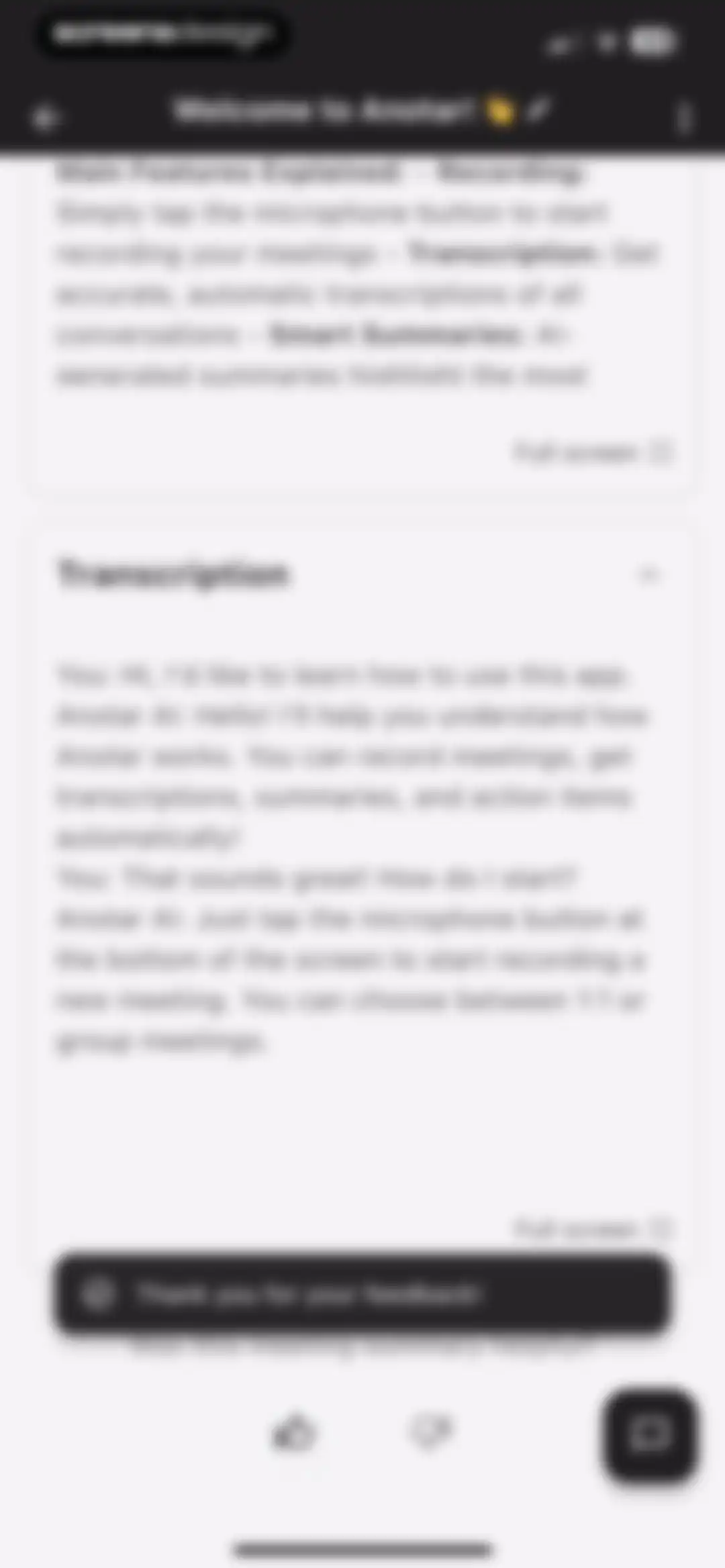 Anotar: Work Meeting Recorder screen 55