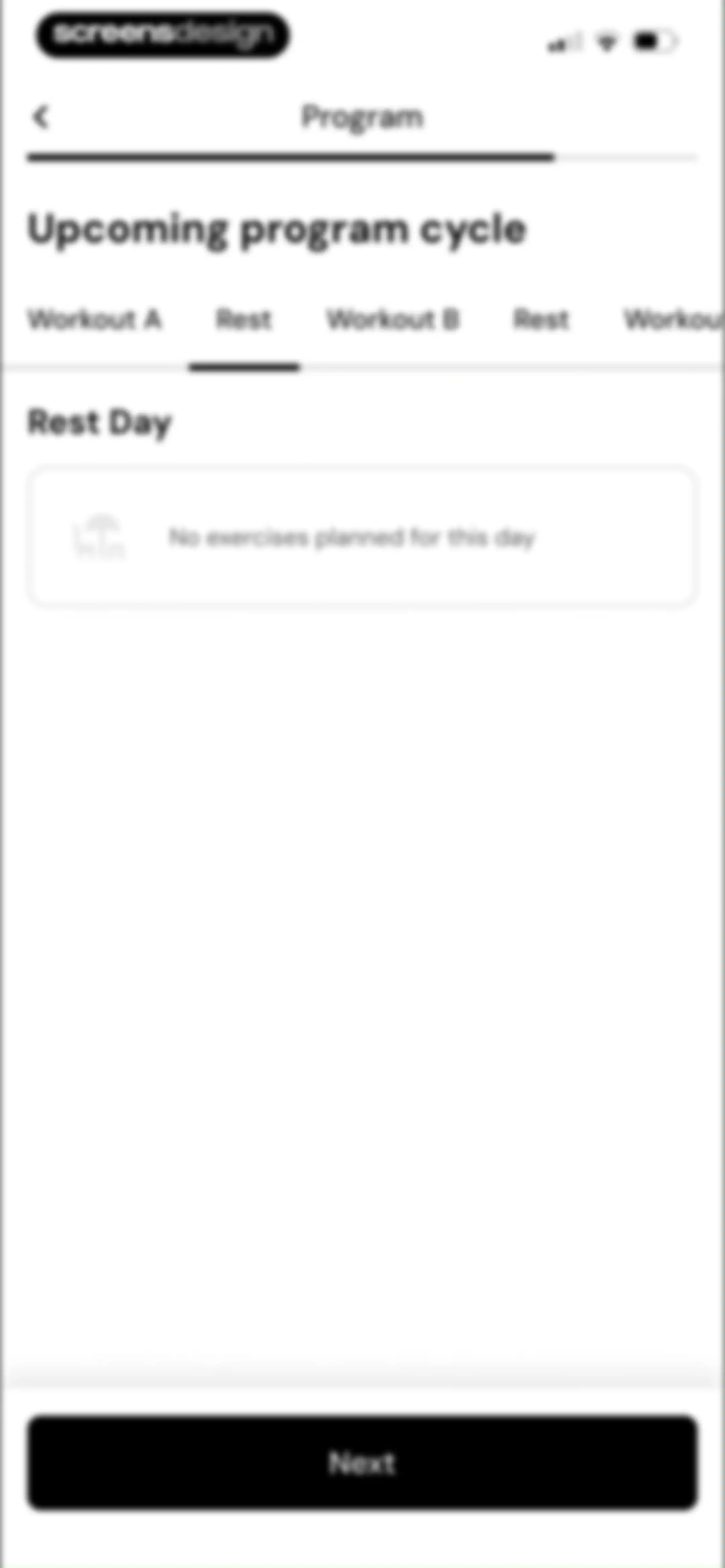 MacroFactor Workouts - Tracker screen 35