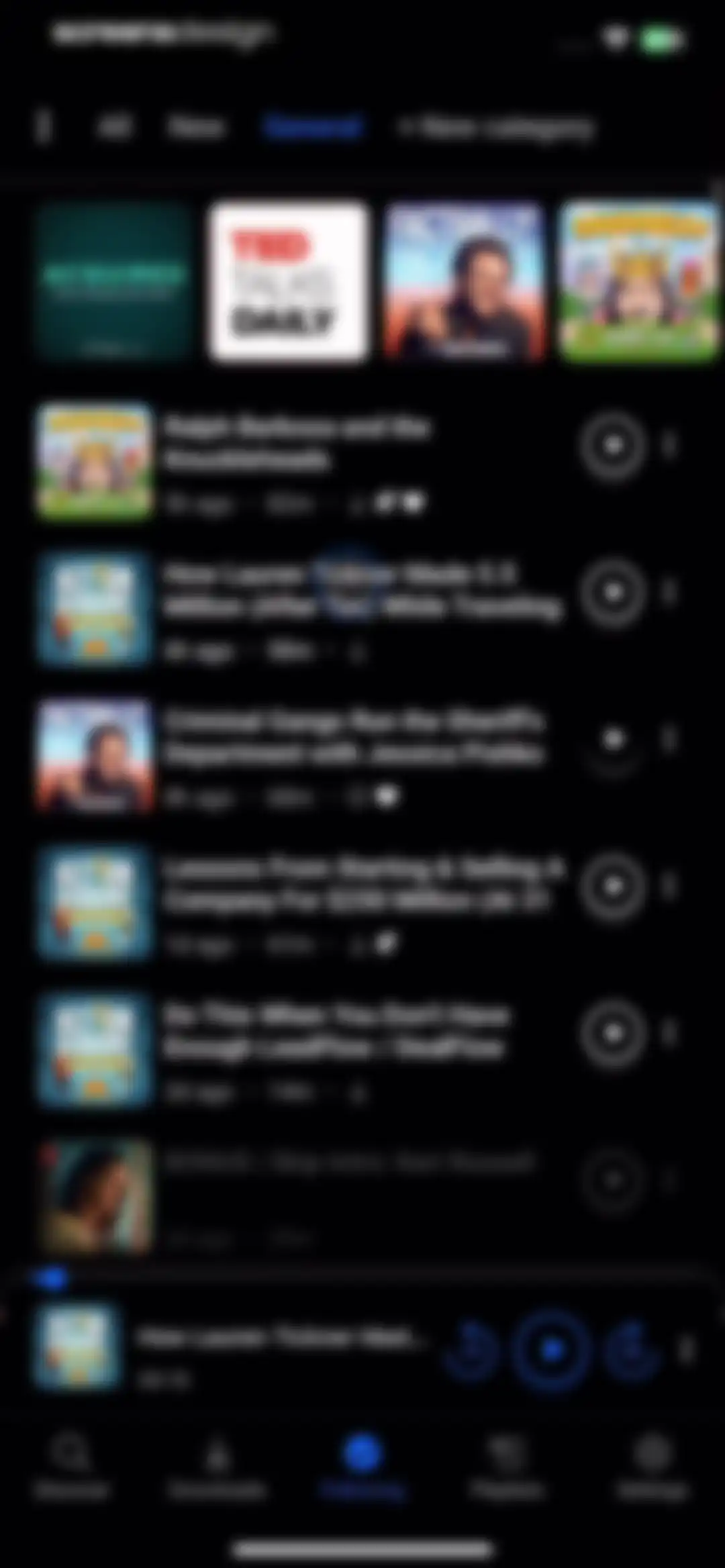 Breaker—The social podcast app screen 92