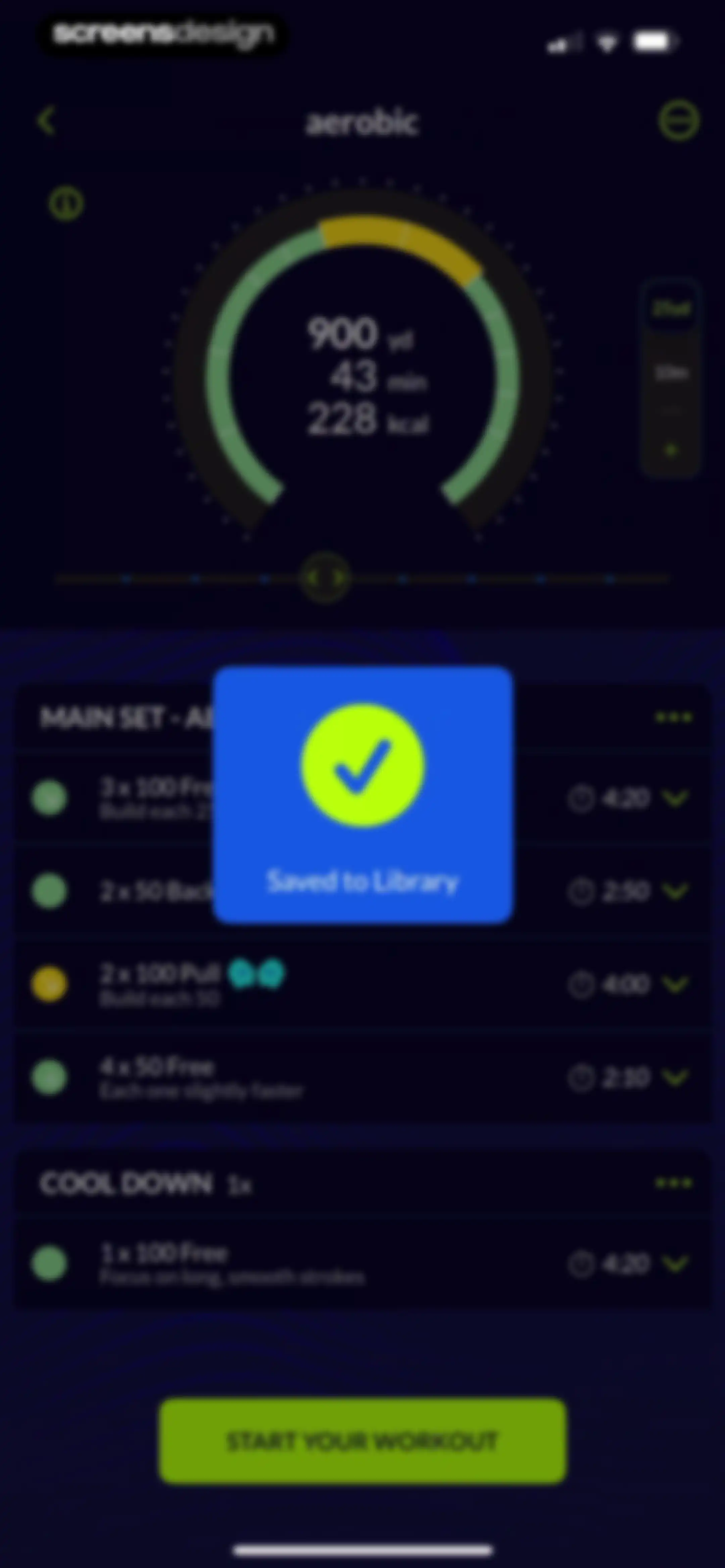 MySwimPro: #1 Swim Workout App screen 101