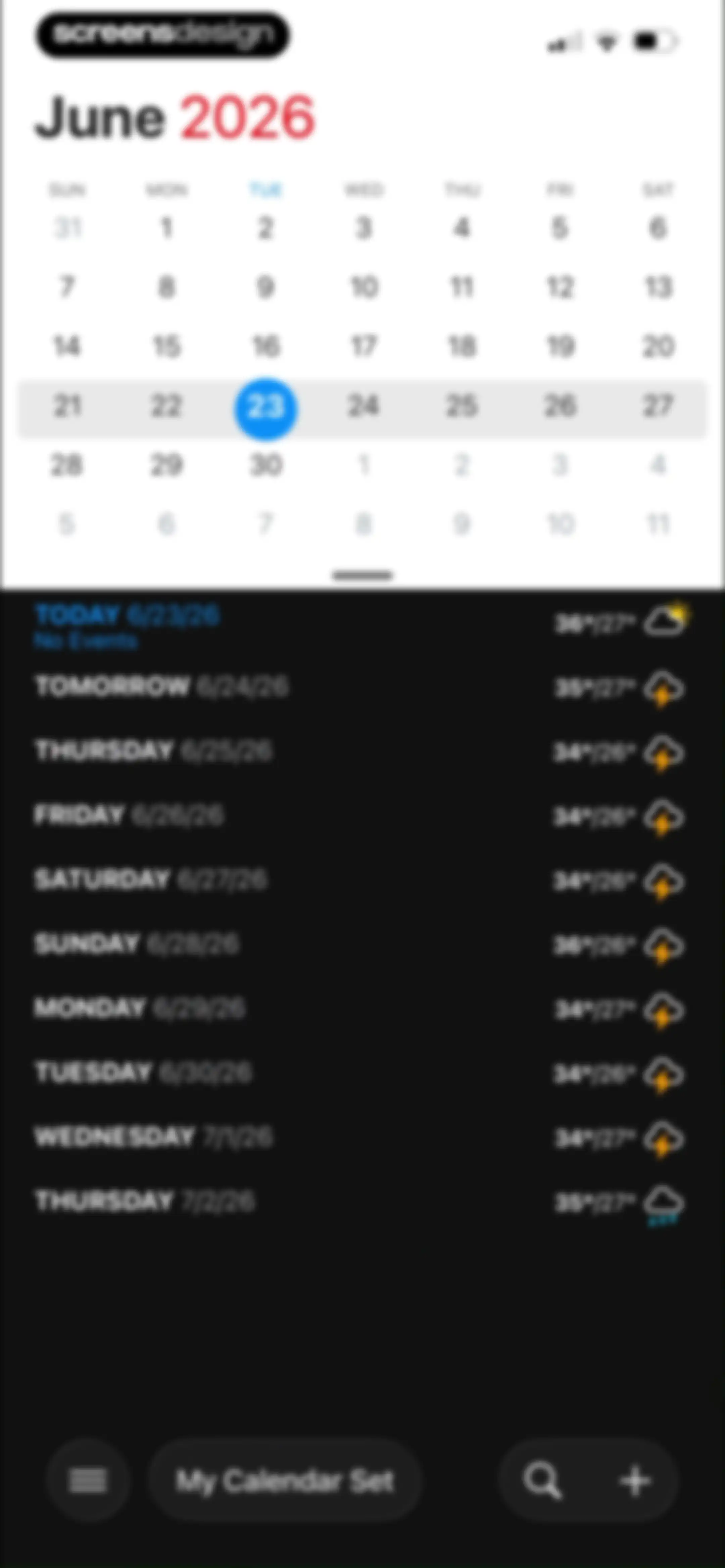 Fantastical Calendar screen 52