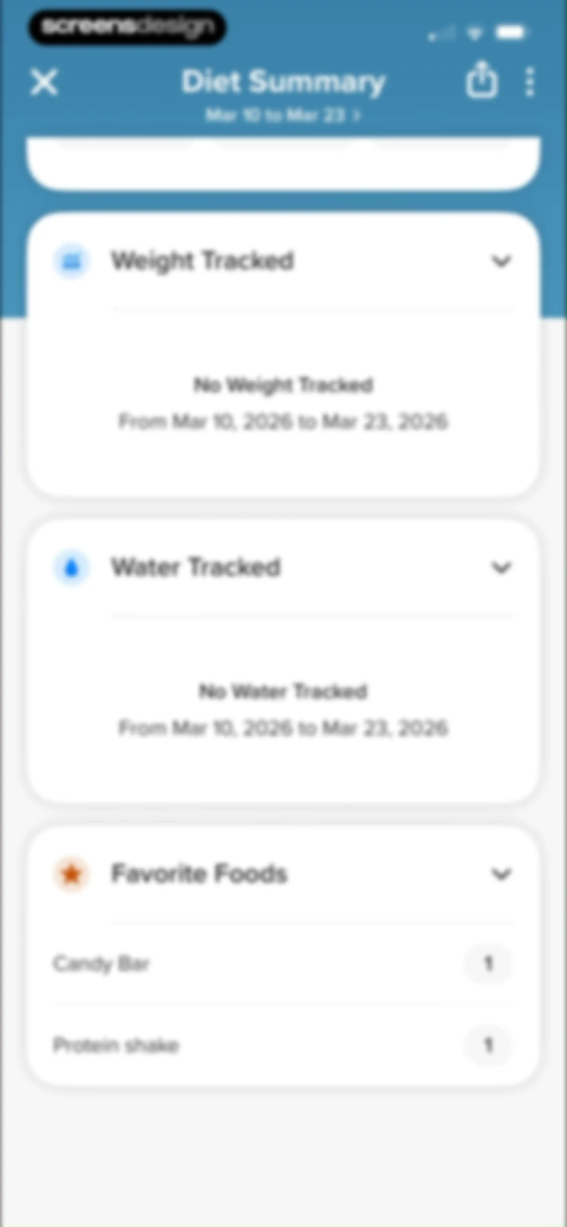 My Macros+ | Macro Tracker screen 132
