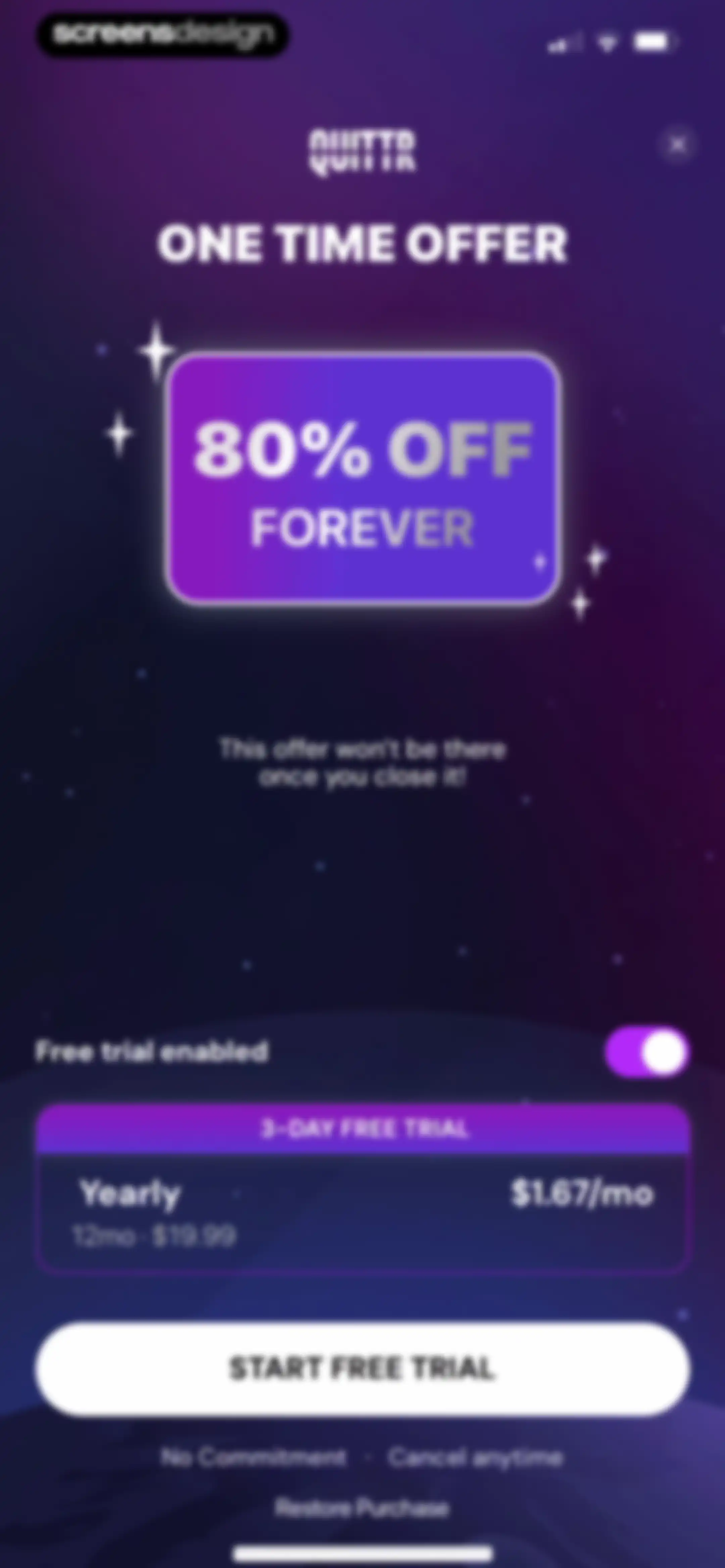 QUITTR - Break Free Now screen 64
