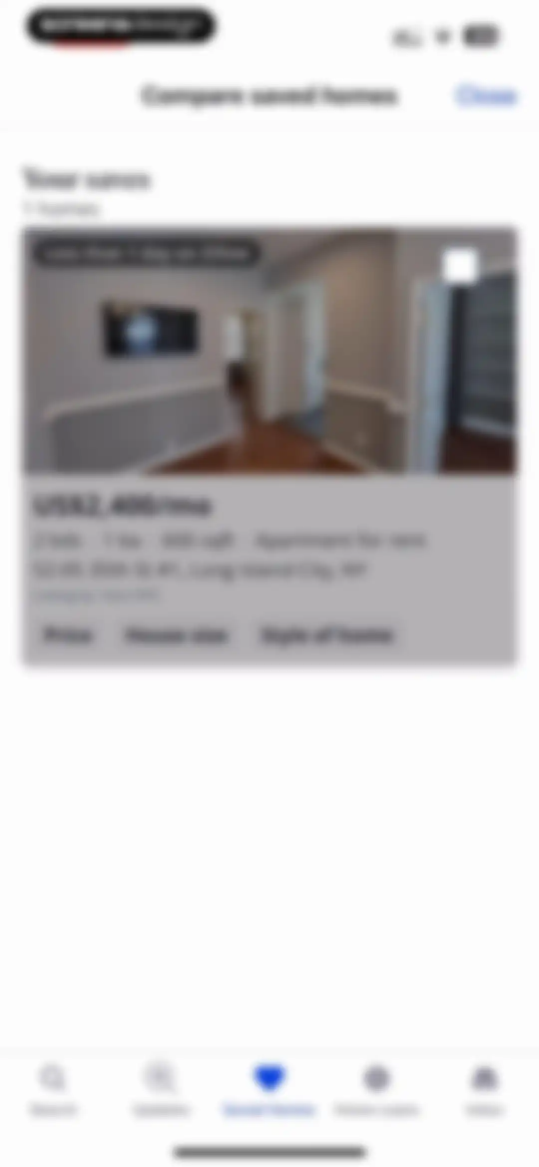 Zillow Real Estate & Rentals screen 159