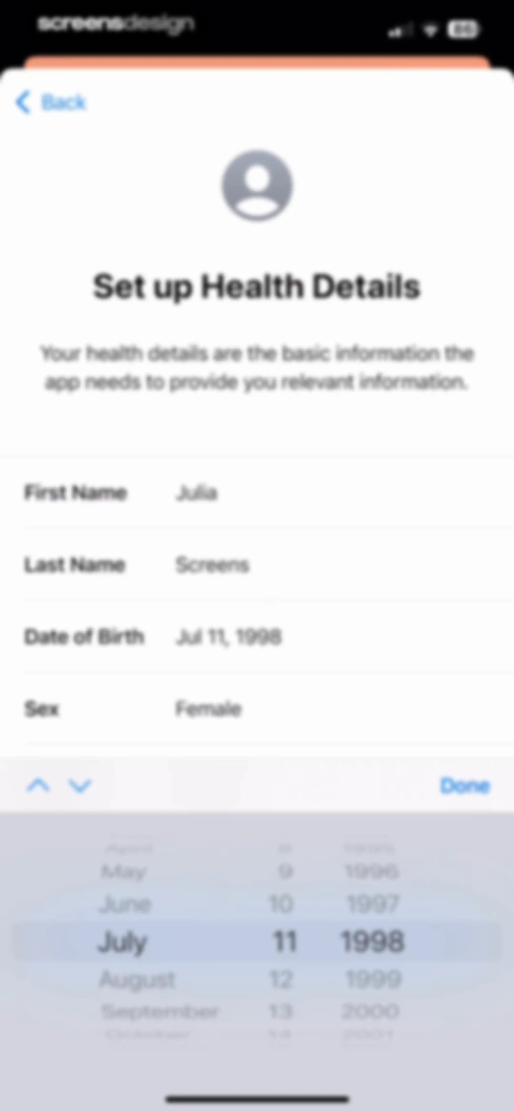 Apple Health screen 4