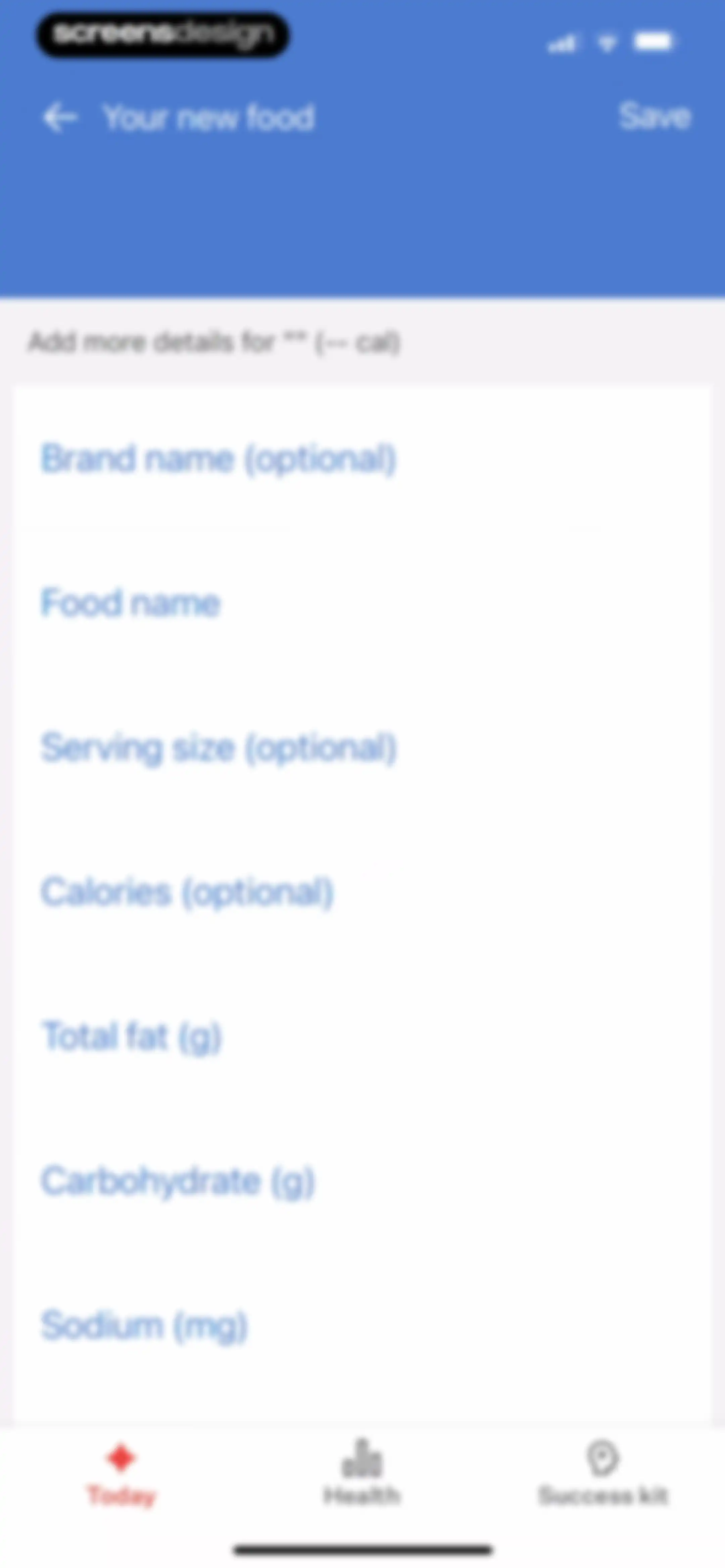 Noom Weight Loss, Food Tracker screen 203