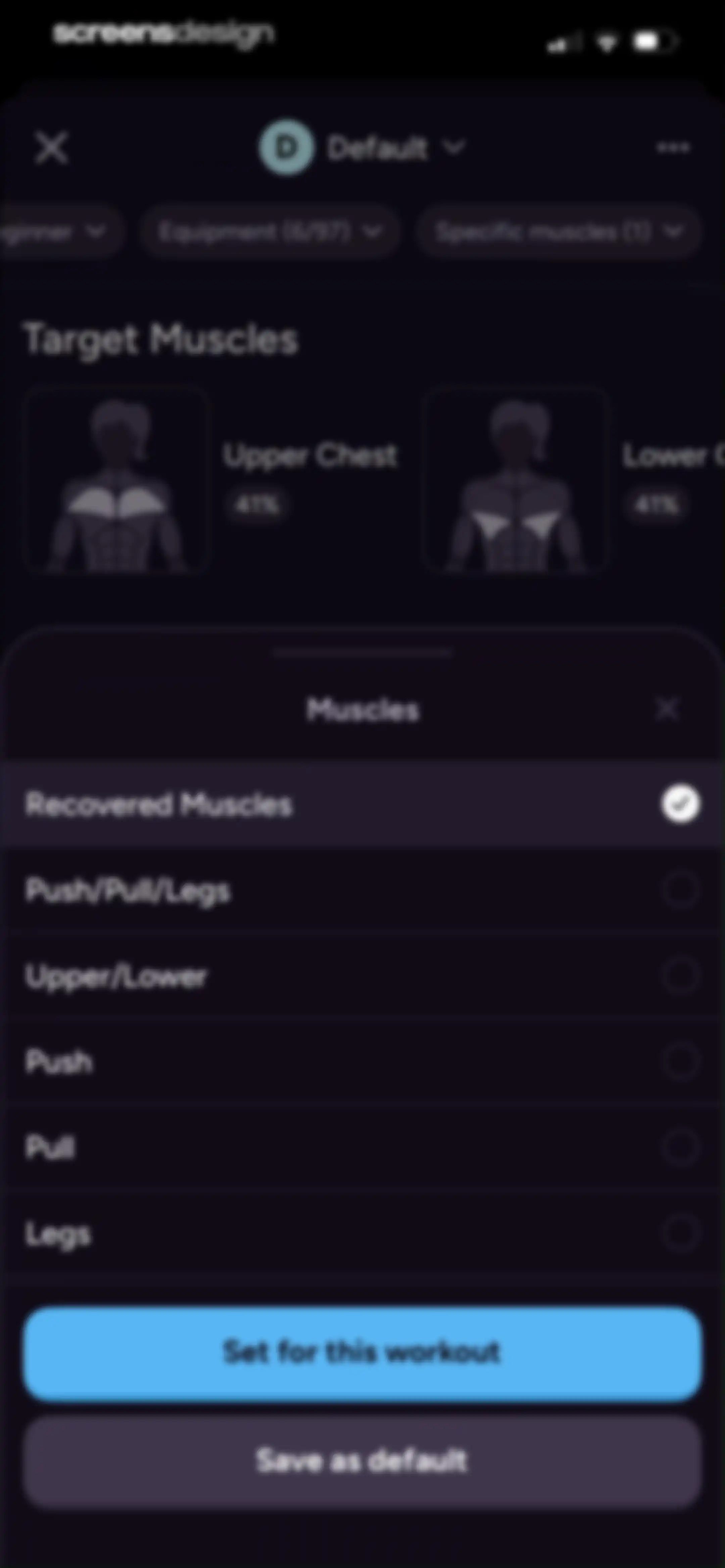 Liftoff - Ranked Gym Workouts screen 159