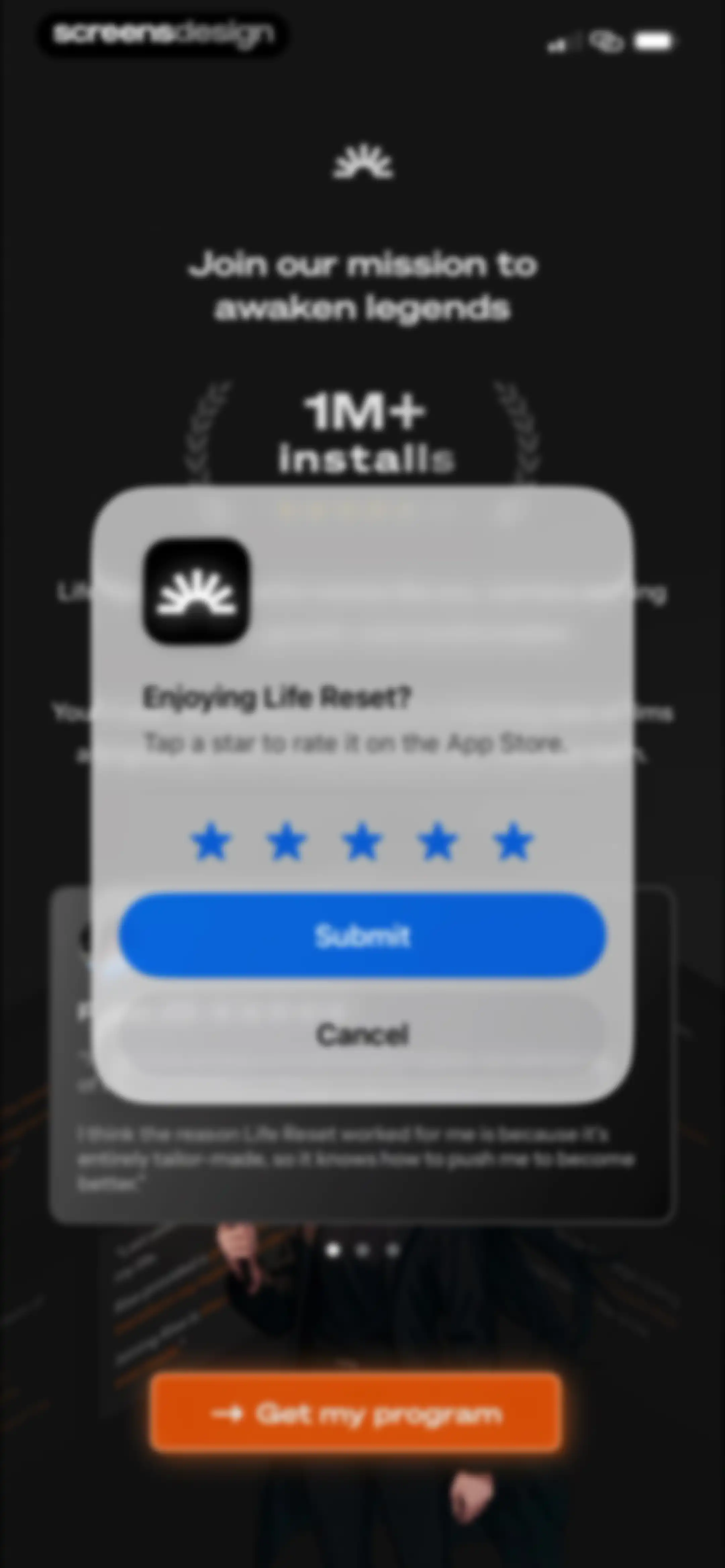 Life Reset: 66 Day Habit screen 37
