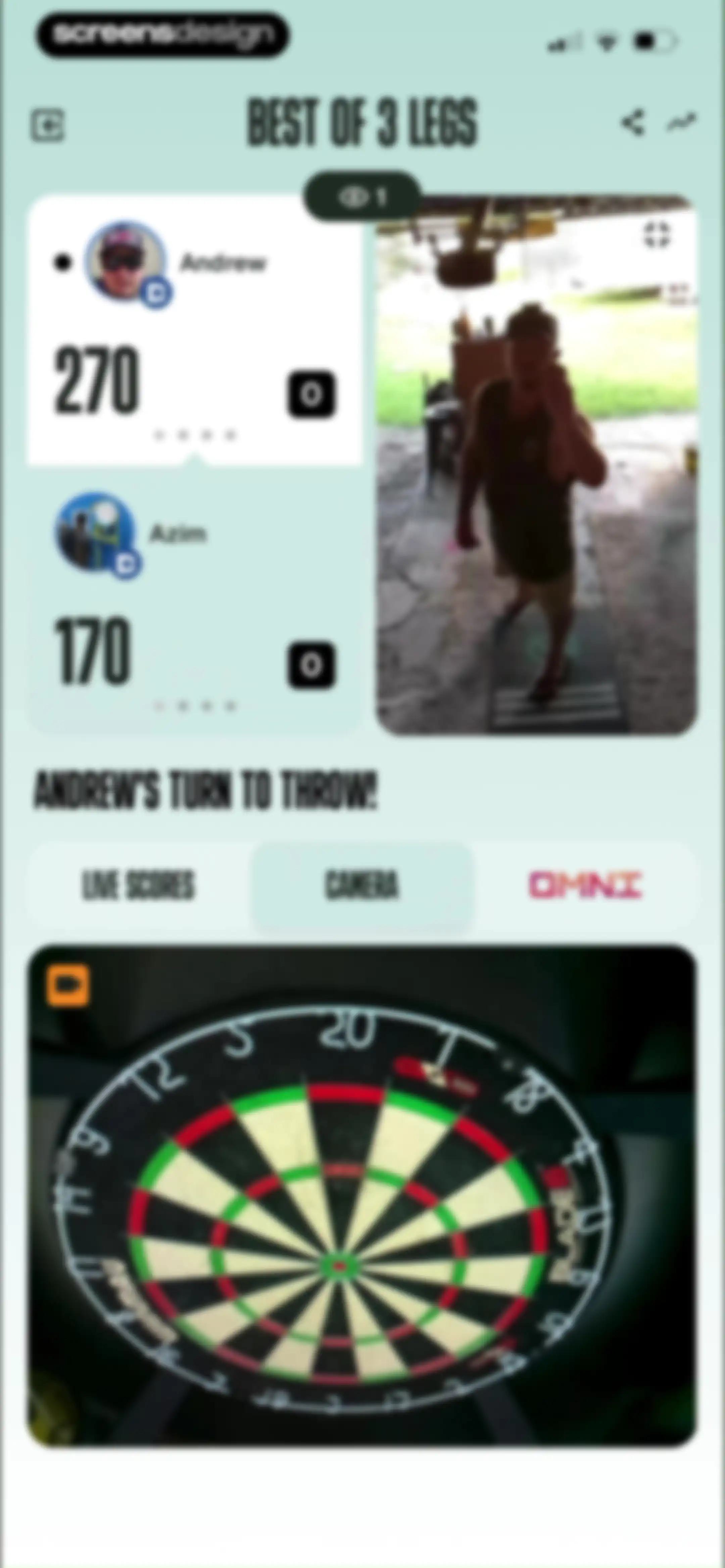 DartCounter screen 83