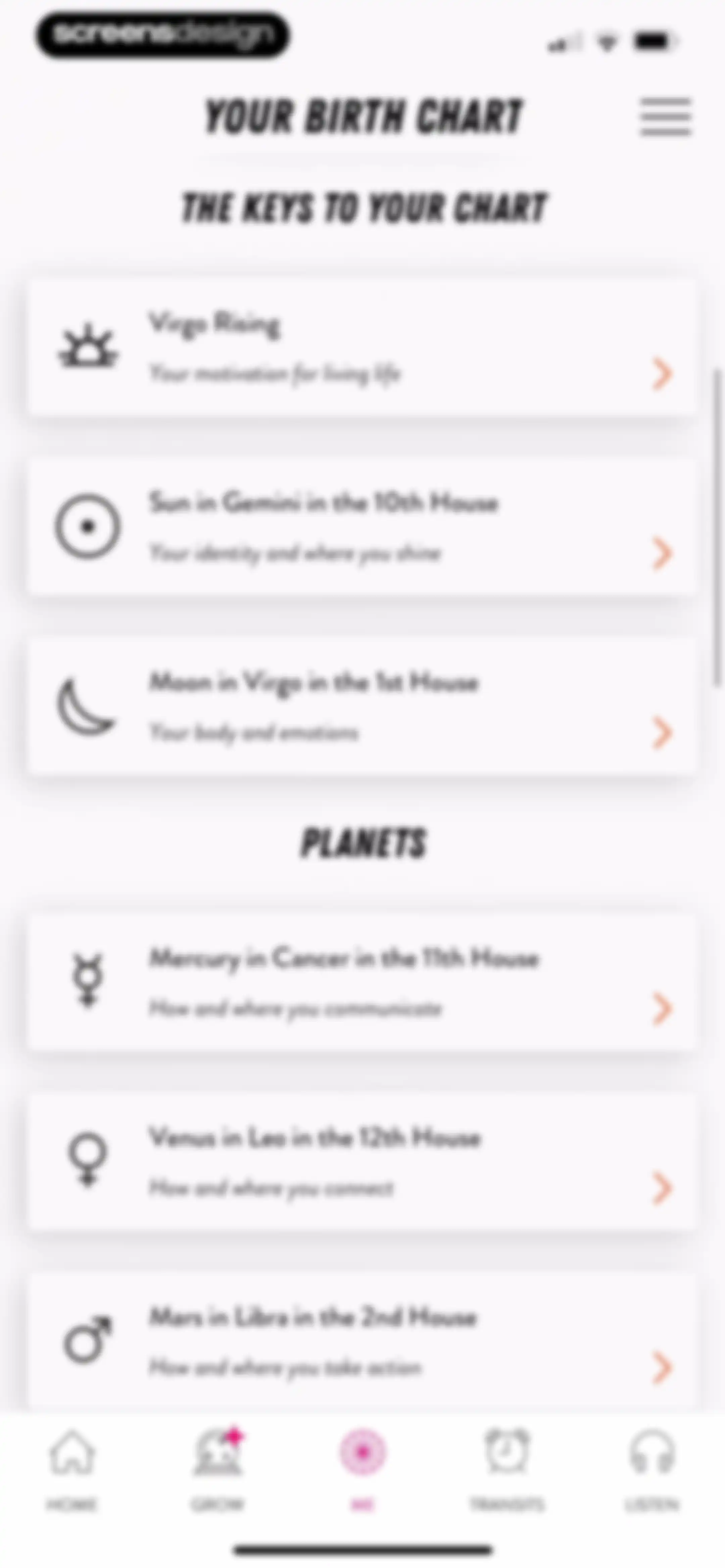 CHANI: Your Astrology Guide screen 96