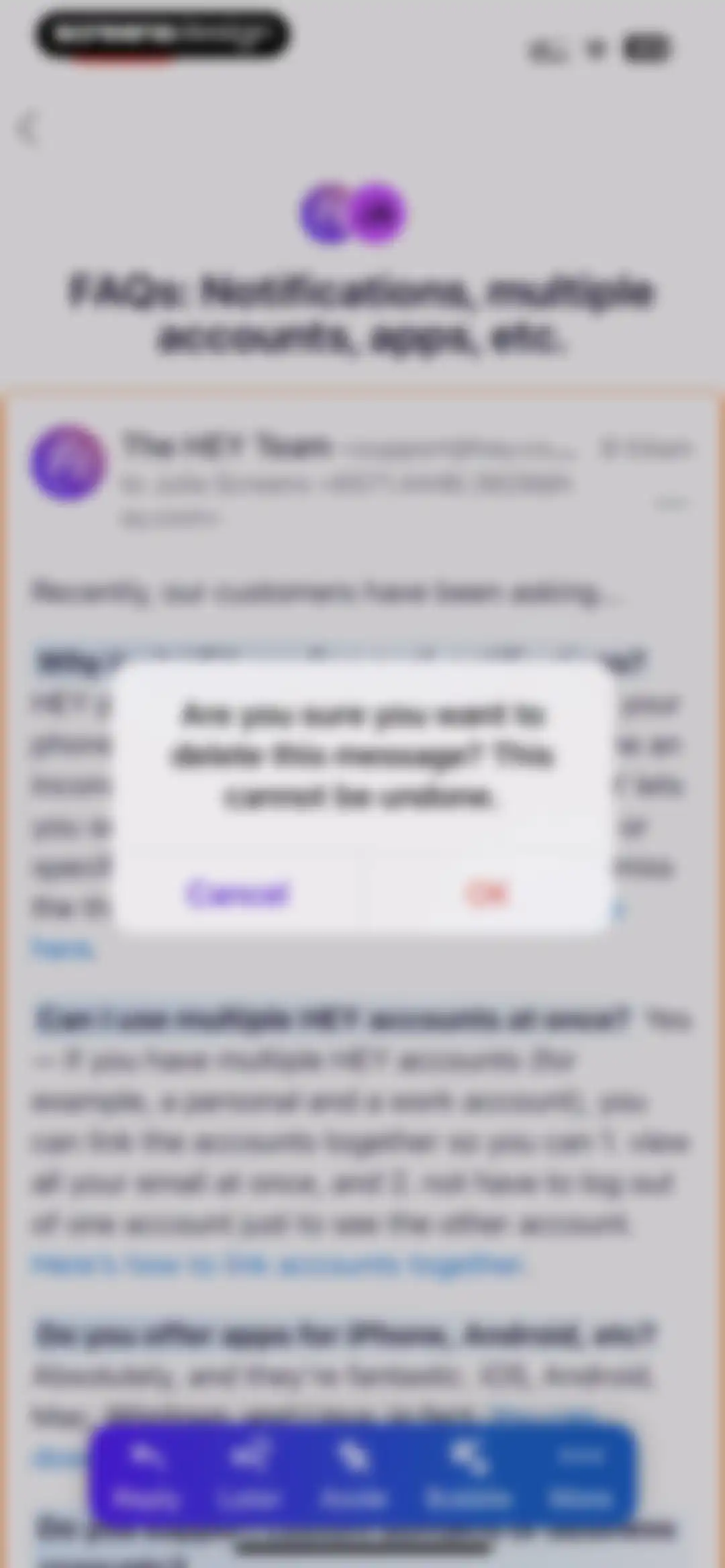 HEY Email screen 58