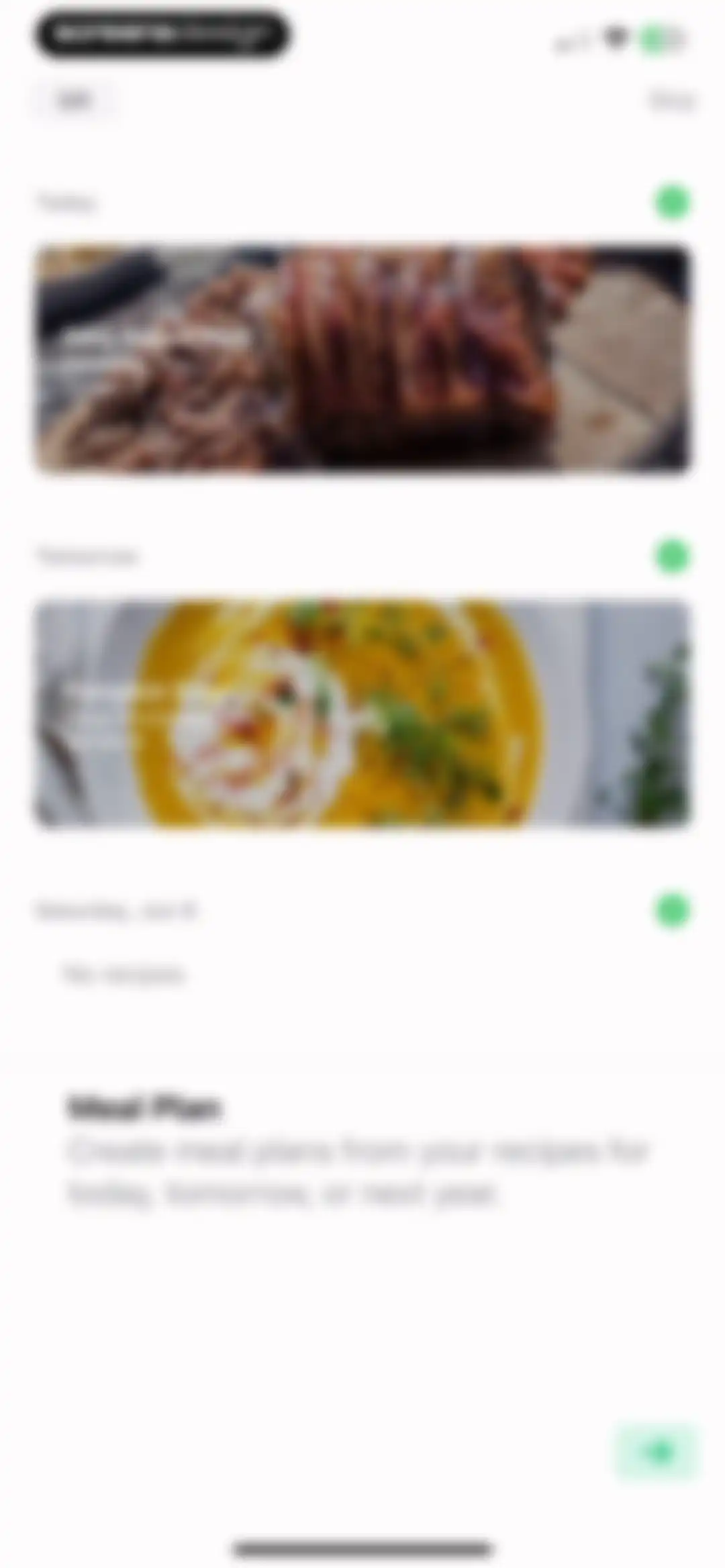 Pestle: Recipe Manager screen 3