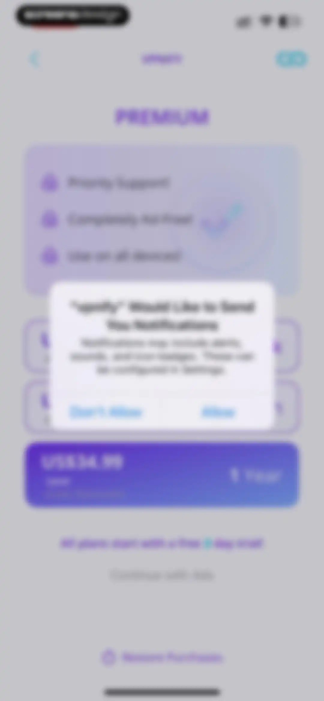 VPNIFY - Unlimited VPN screen 1