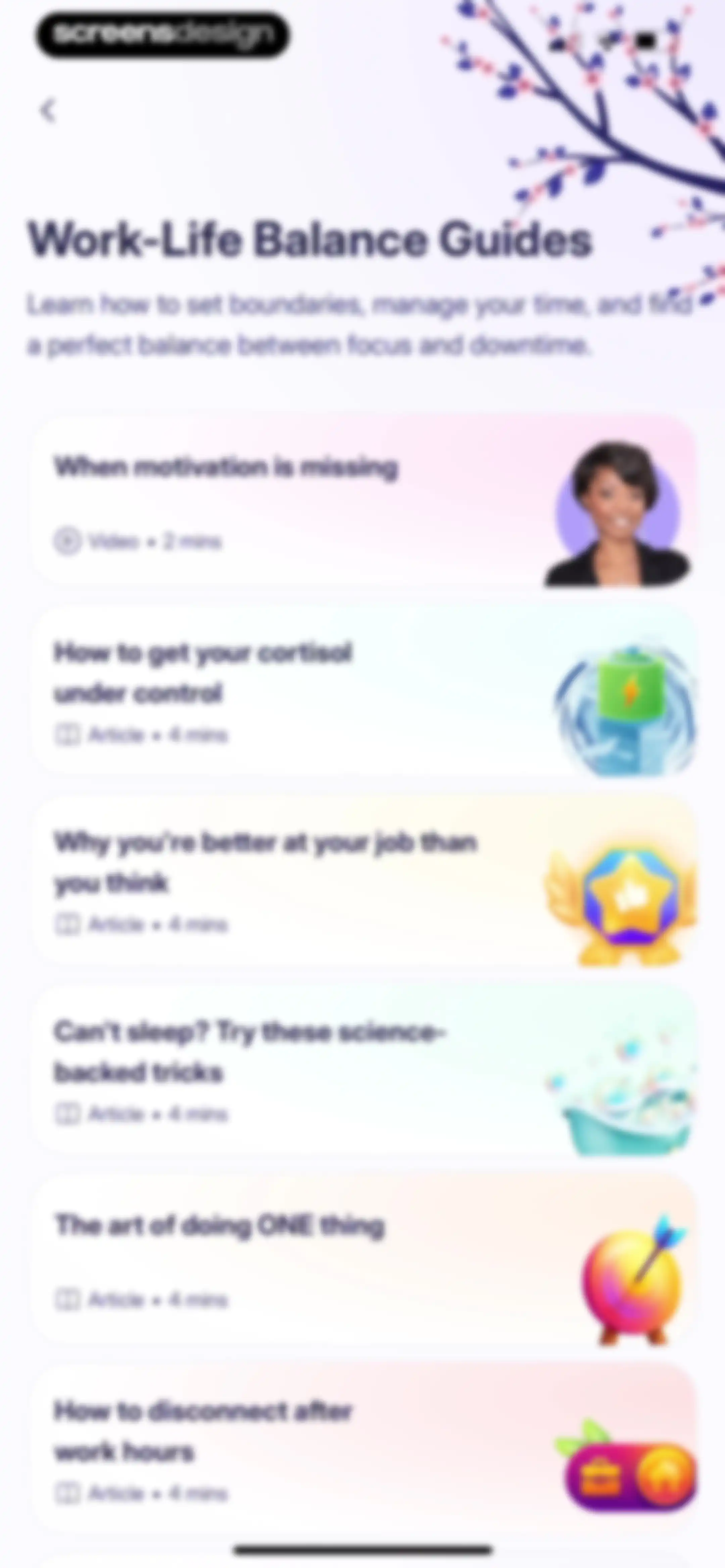 Liven: Discover yourself screen 135