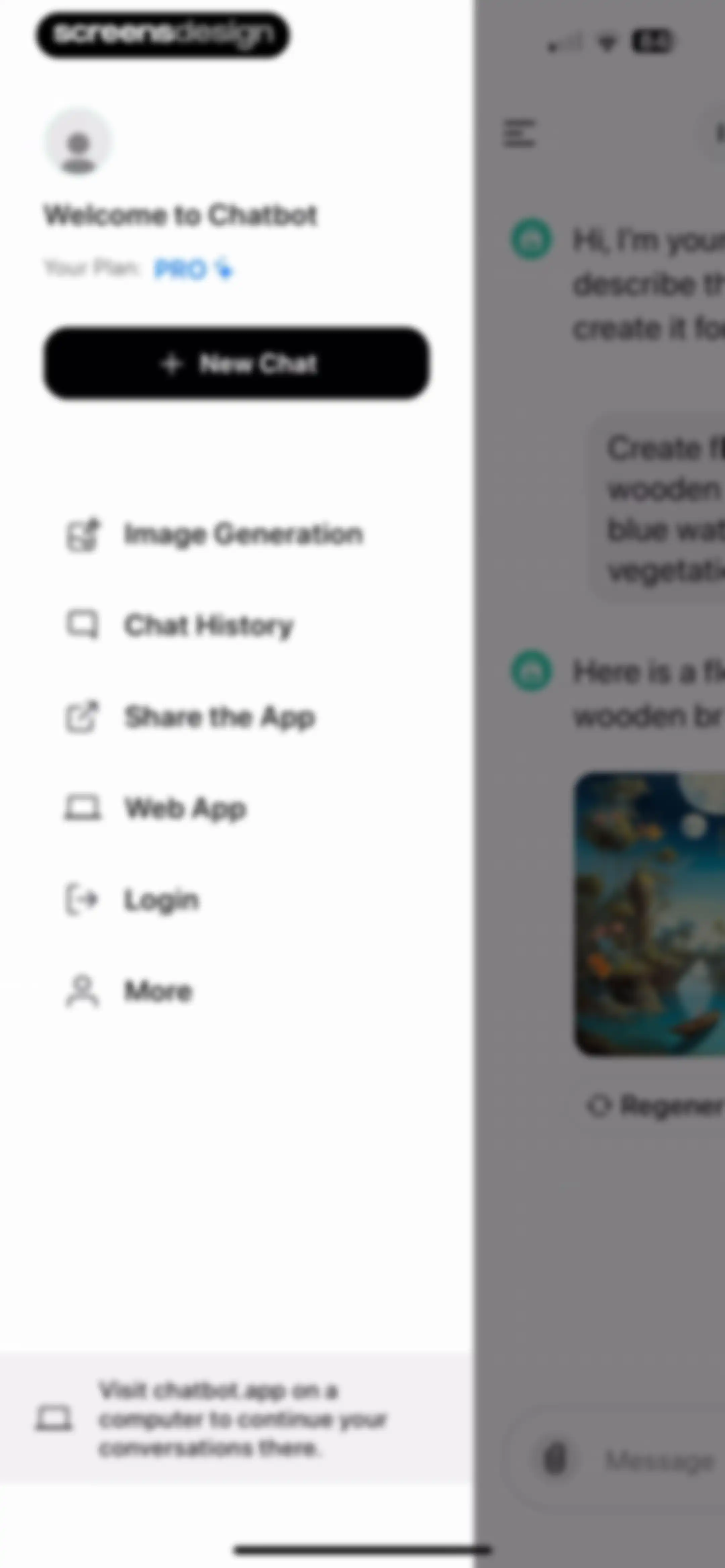 Chatbot App: AI Assistant screen 50