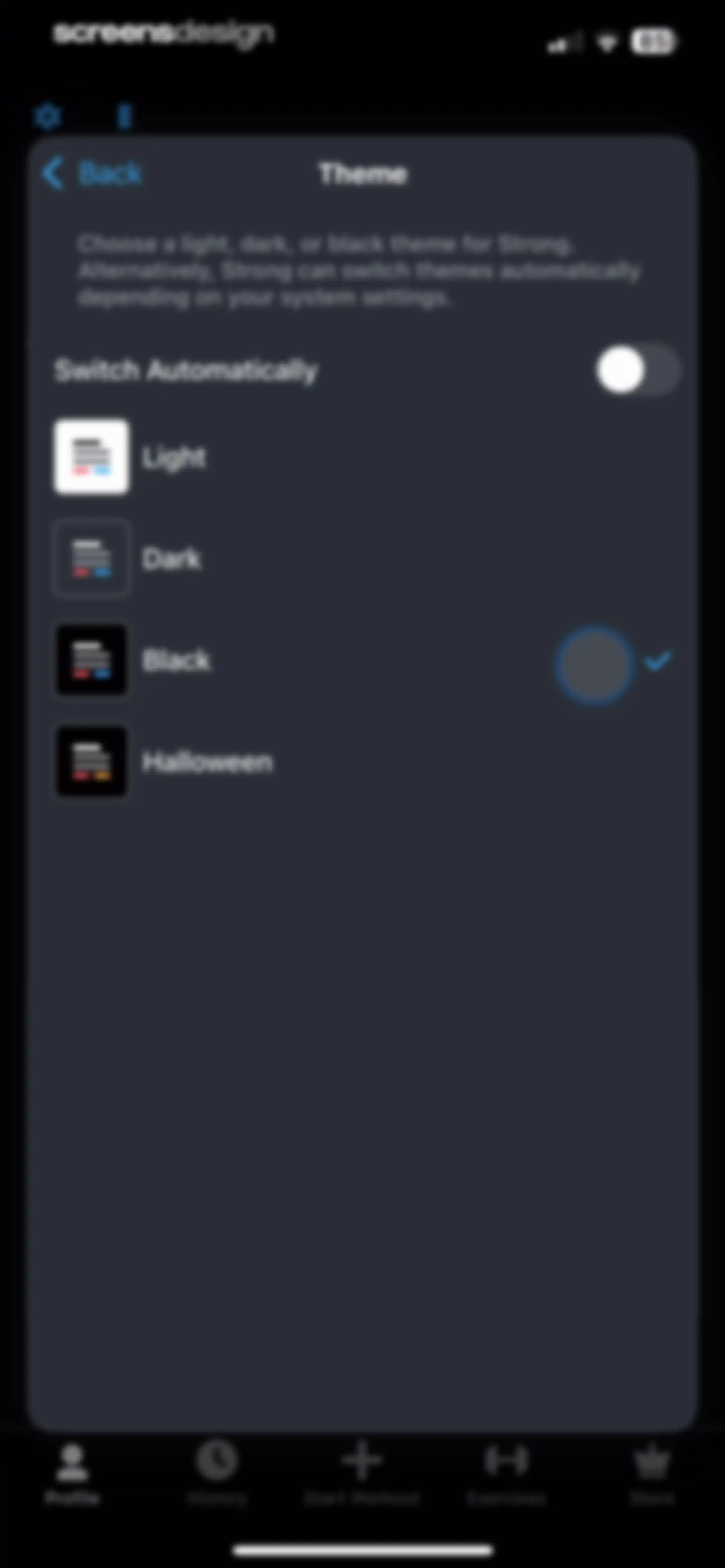 Strong Workout Tracker Gym Log screen 139