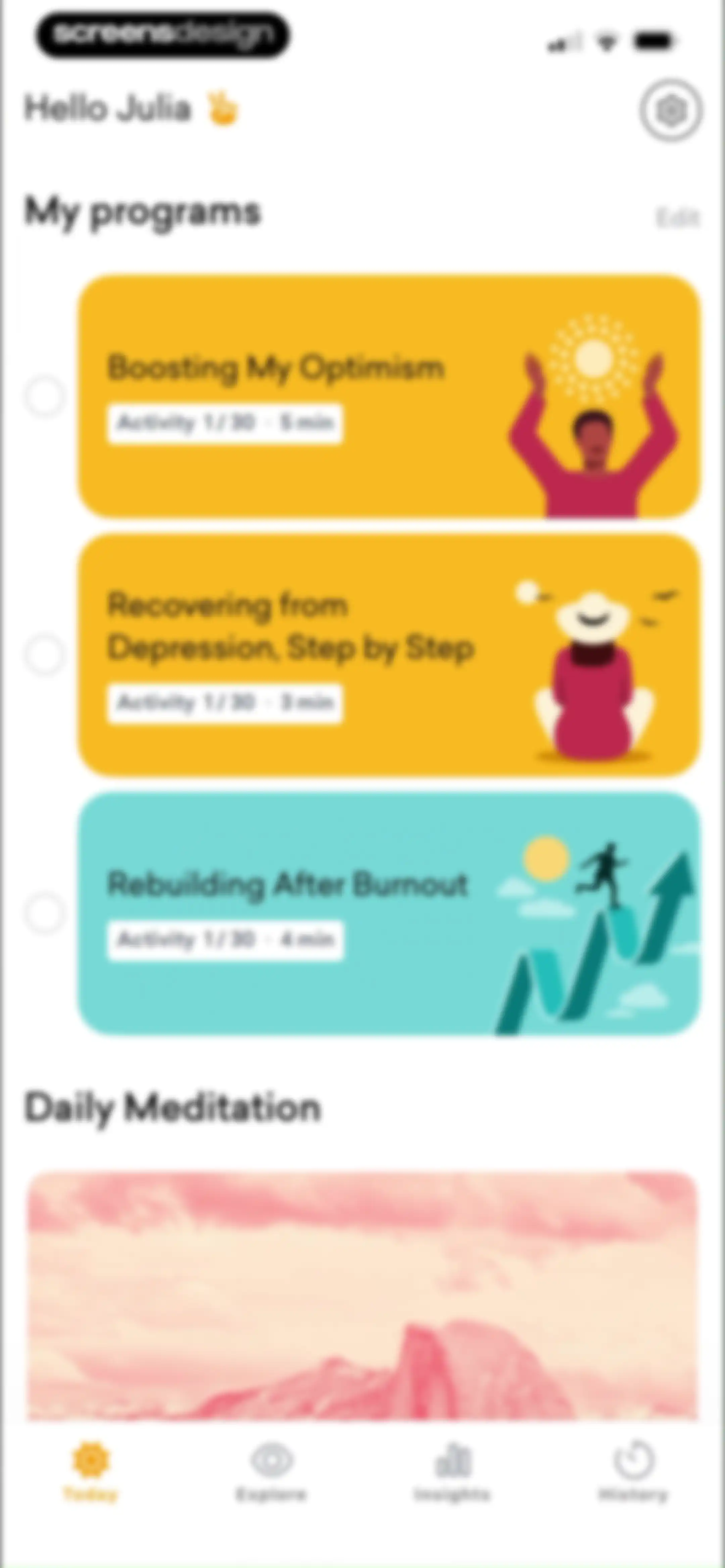 MindDay: Mental Health, Stress screen 156
