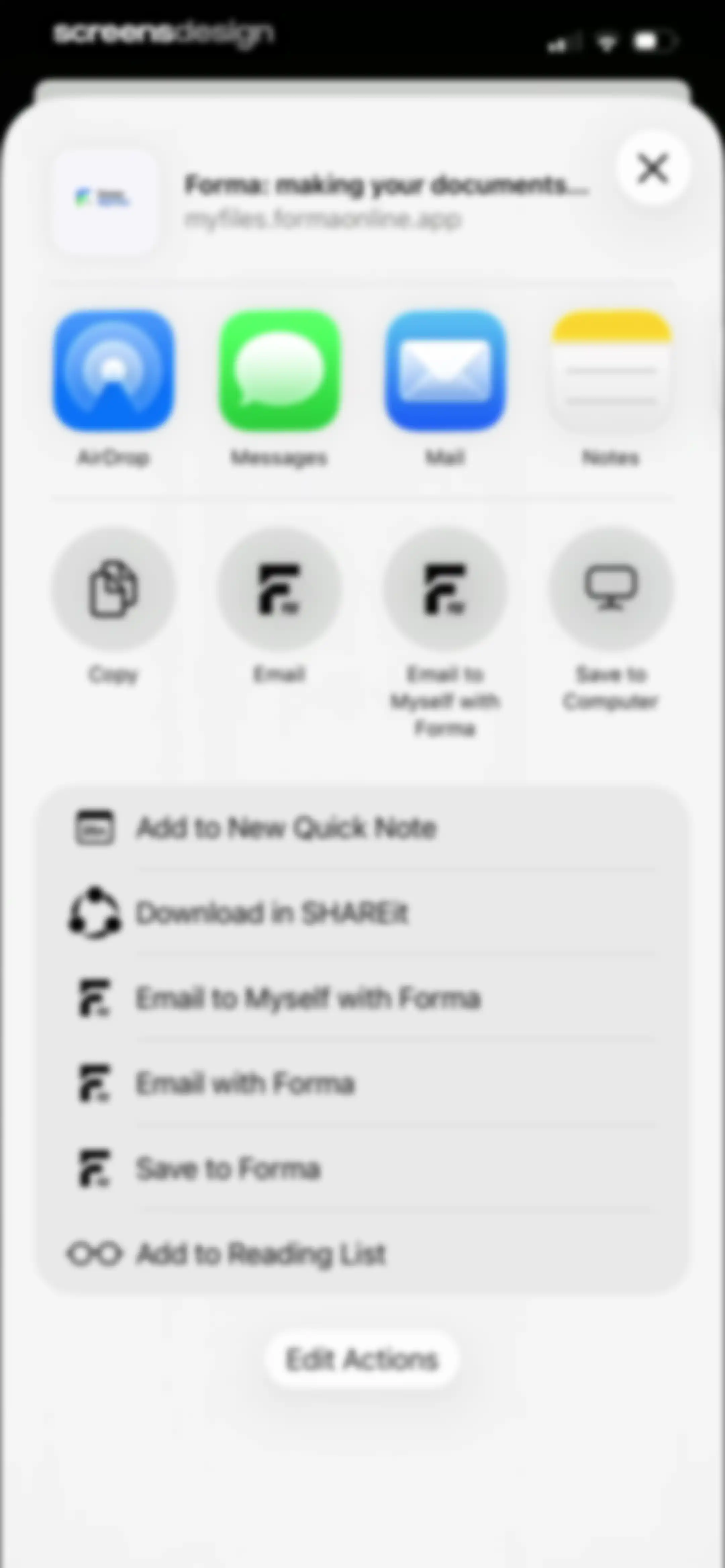 Forma: PDF Document Editor screen 75