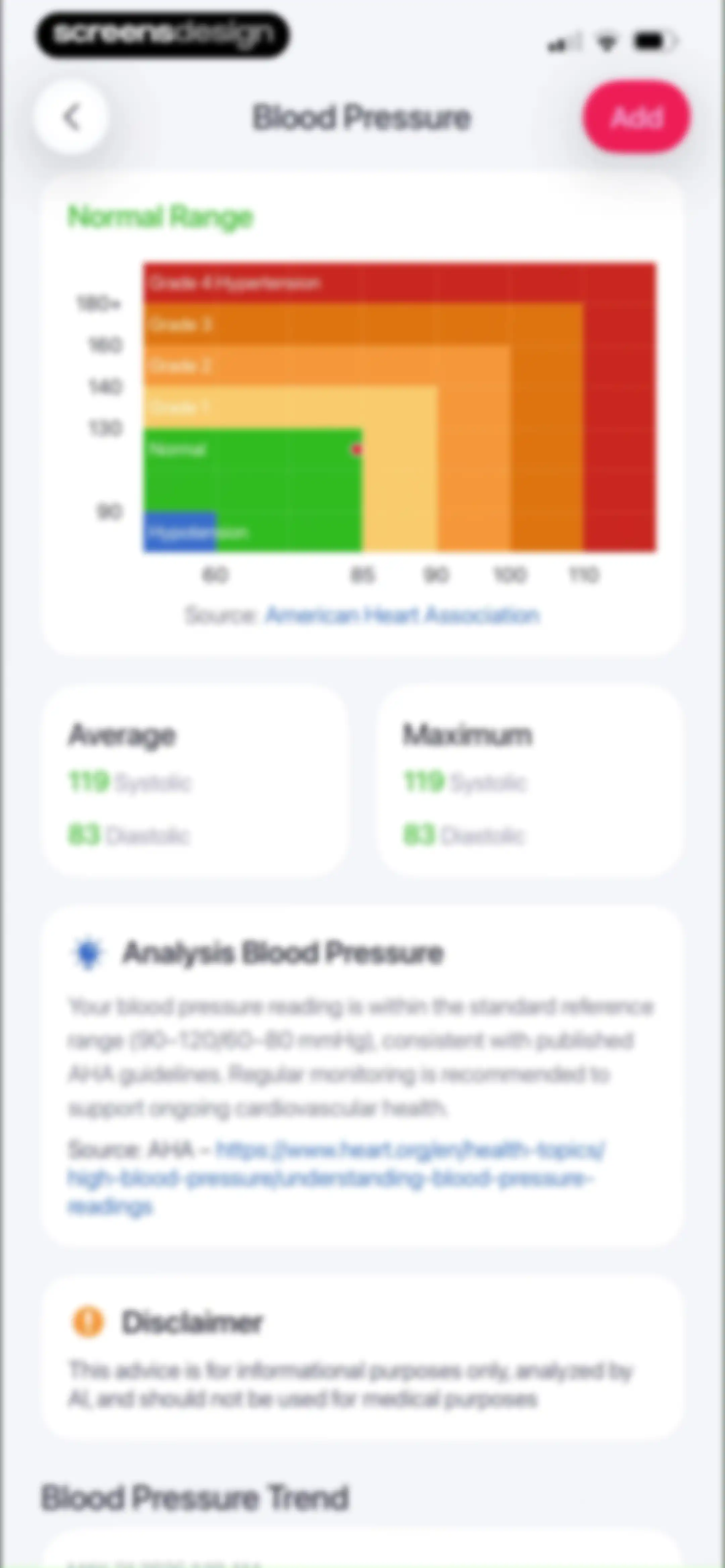 iCardiac: Heart Rate & Health screen 33