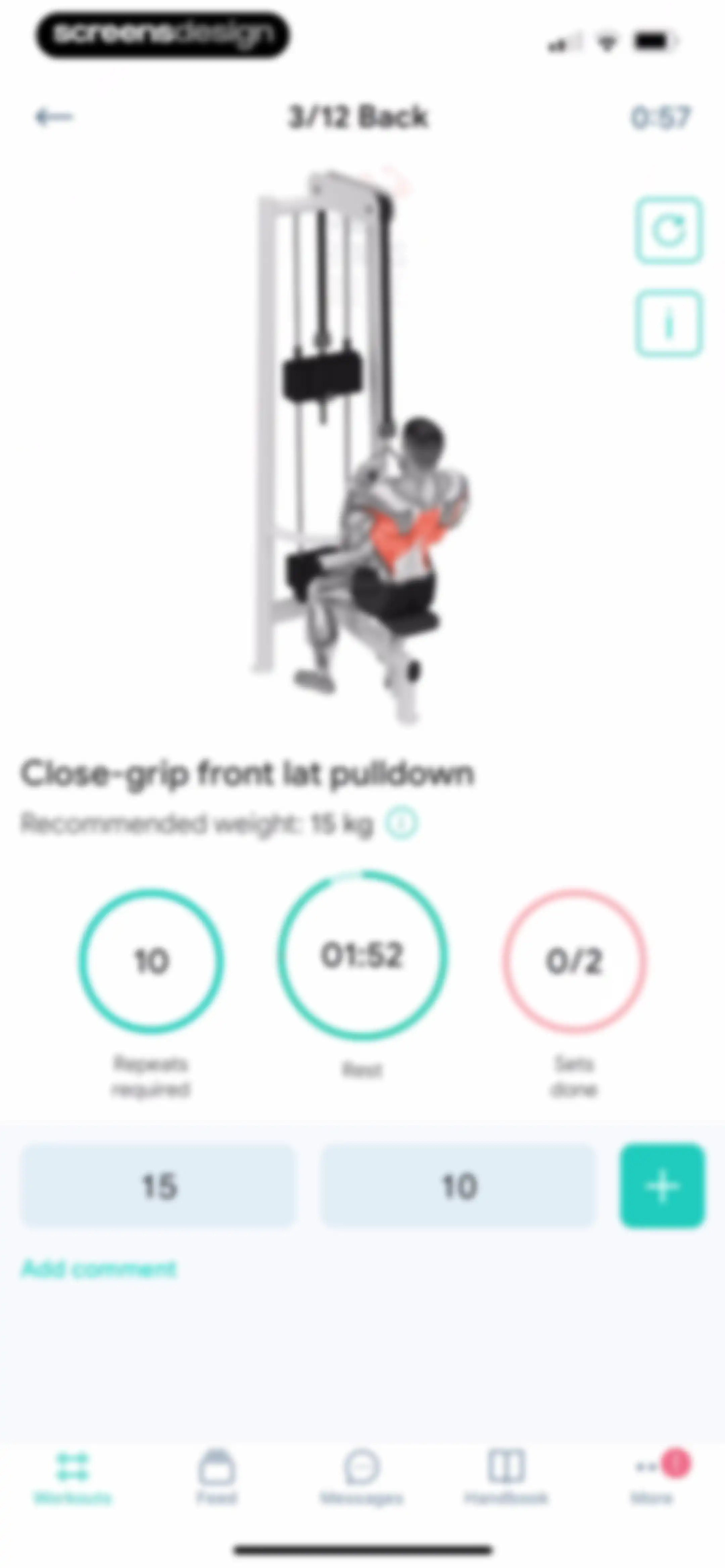 Fitness App: Gym Workout Plan screen 55