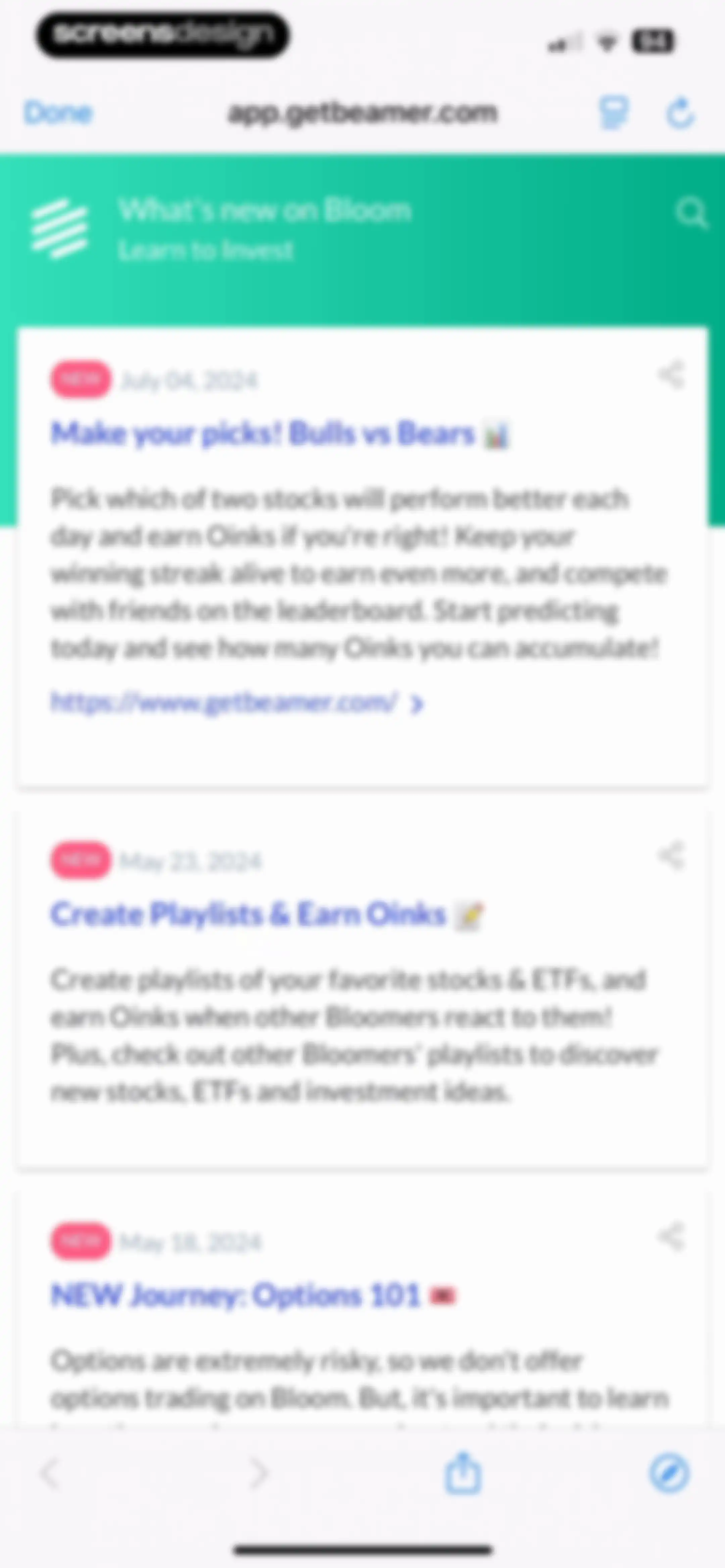Bloom: Learn to Invest screen 229