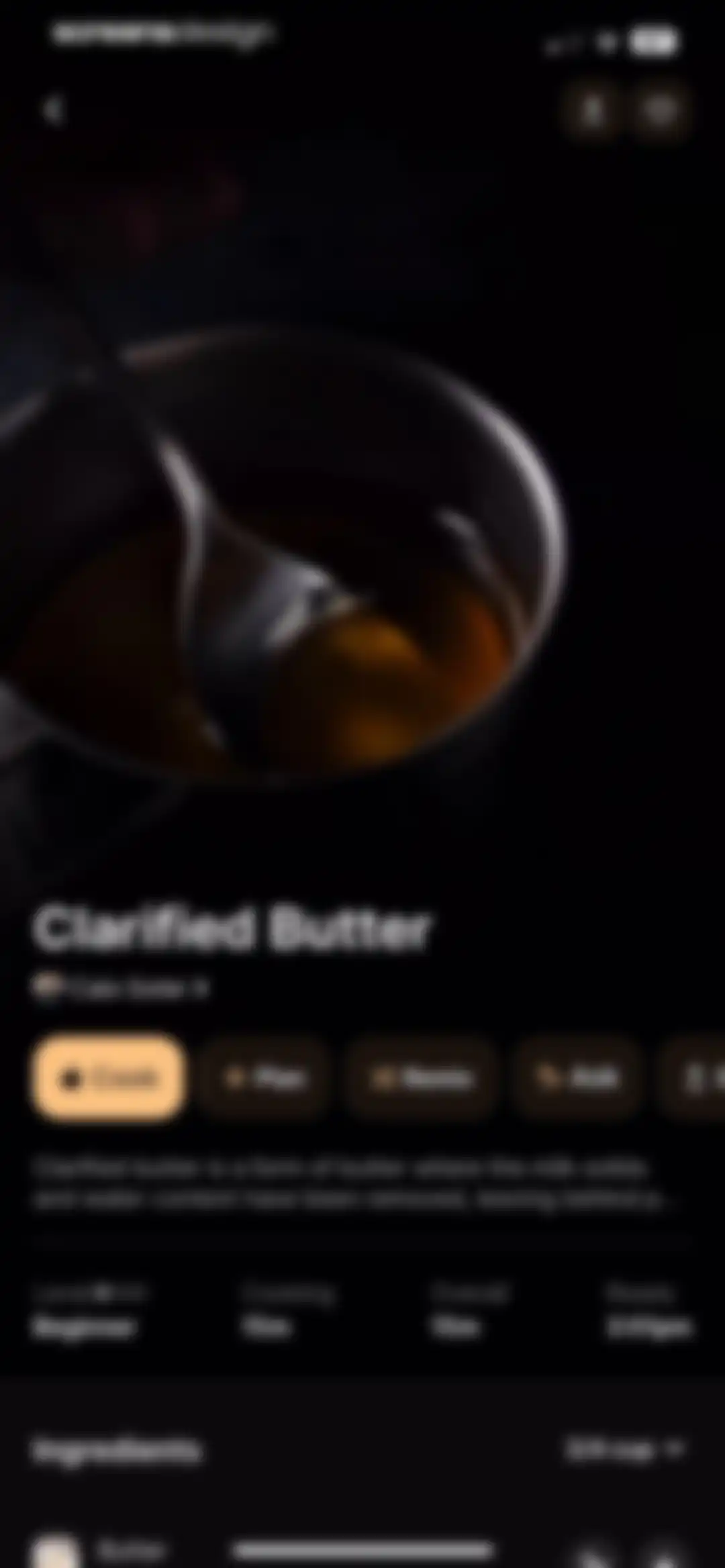 CREME: Create Memorable Meals screen 35