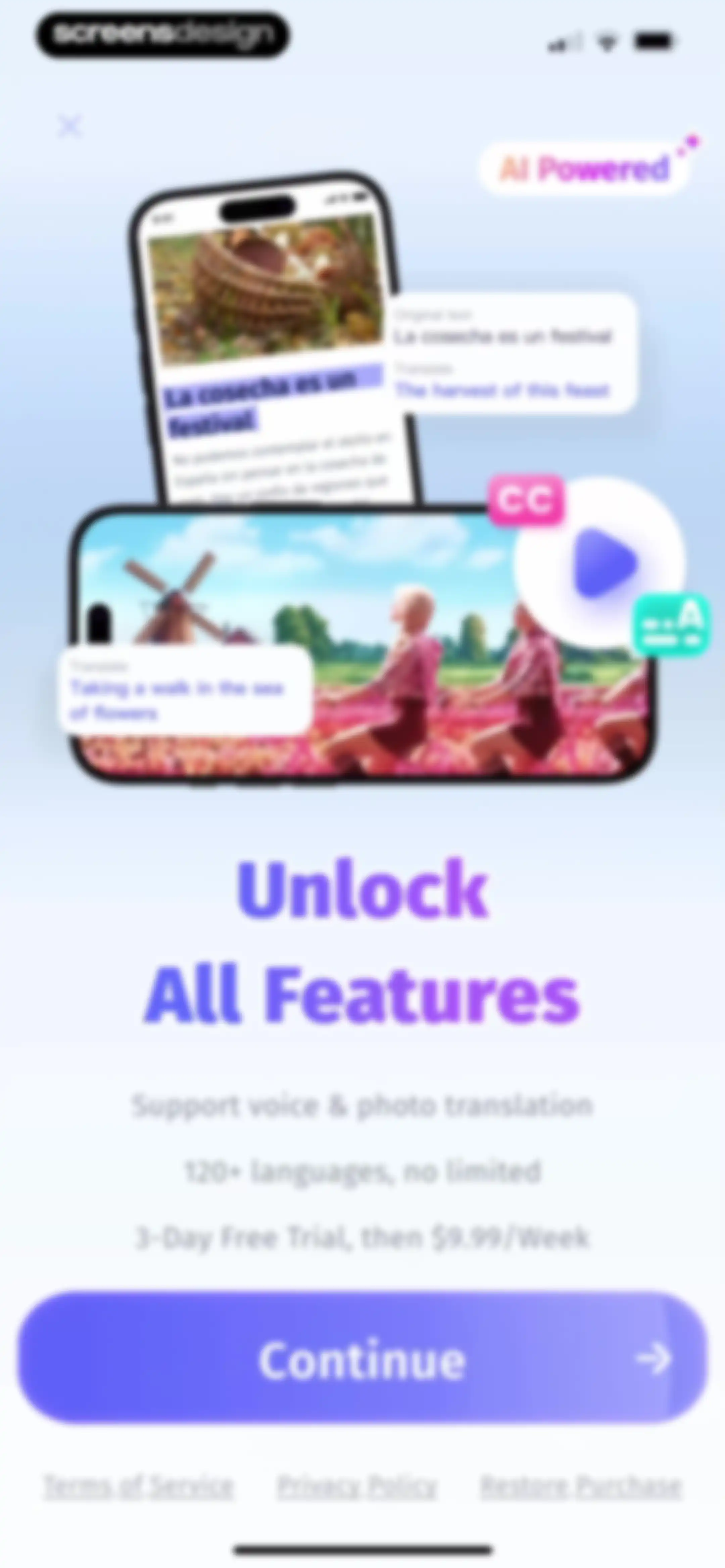 eTranslator-AI Translate screen 8