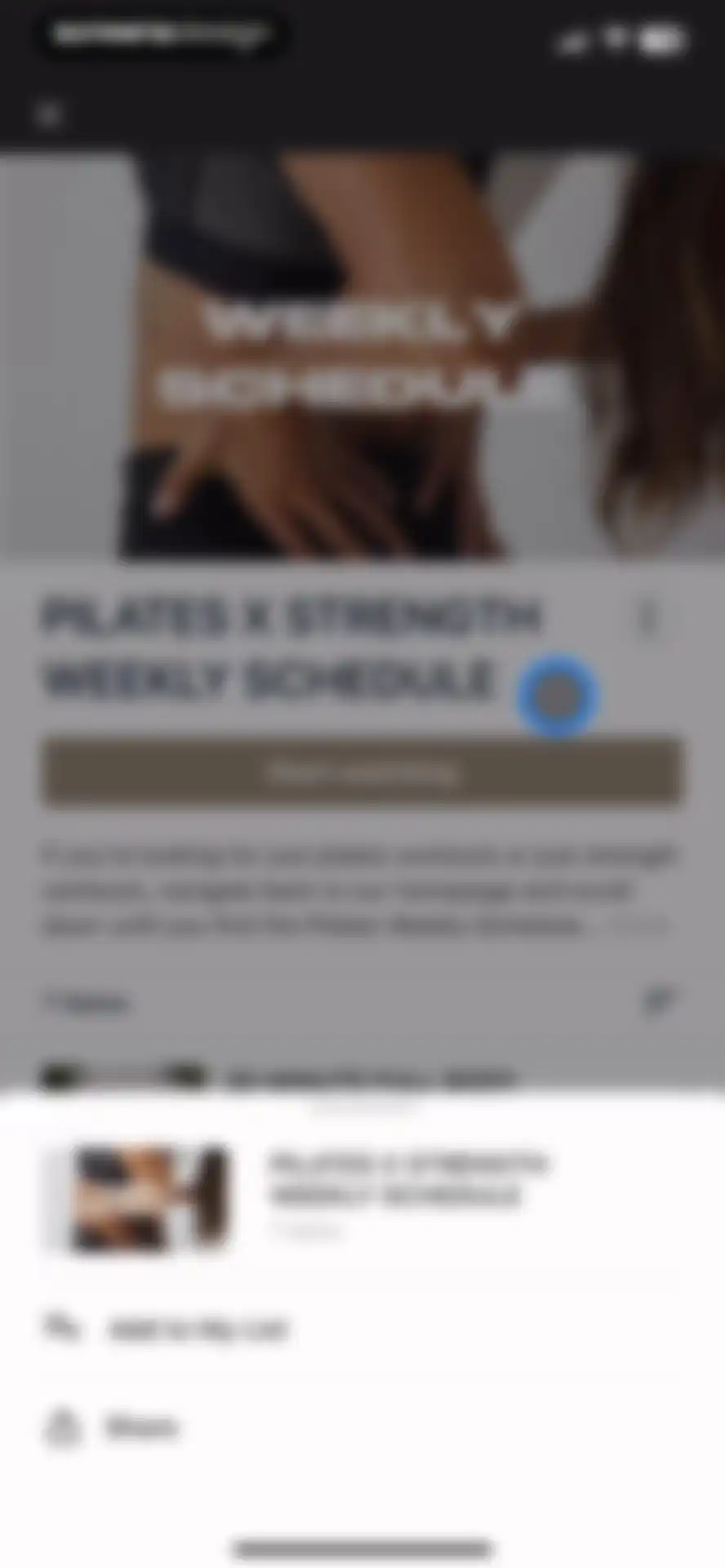 FORM: Strength, Pilates, Gym screen 17