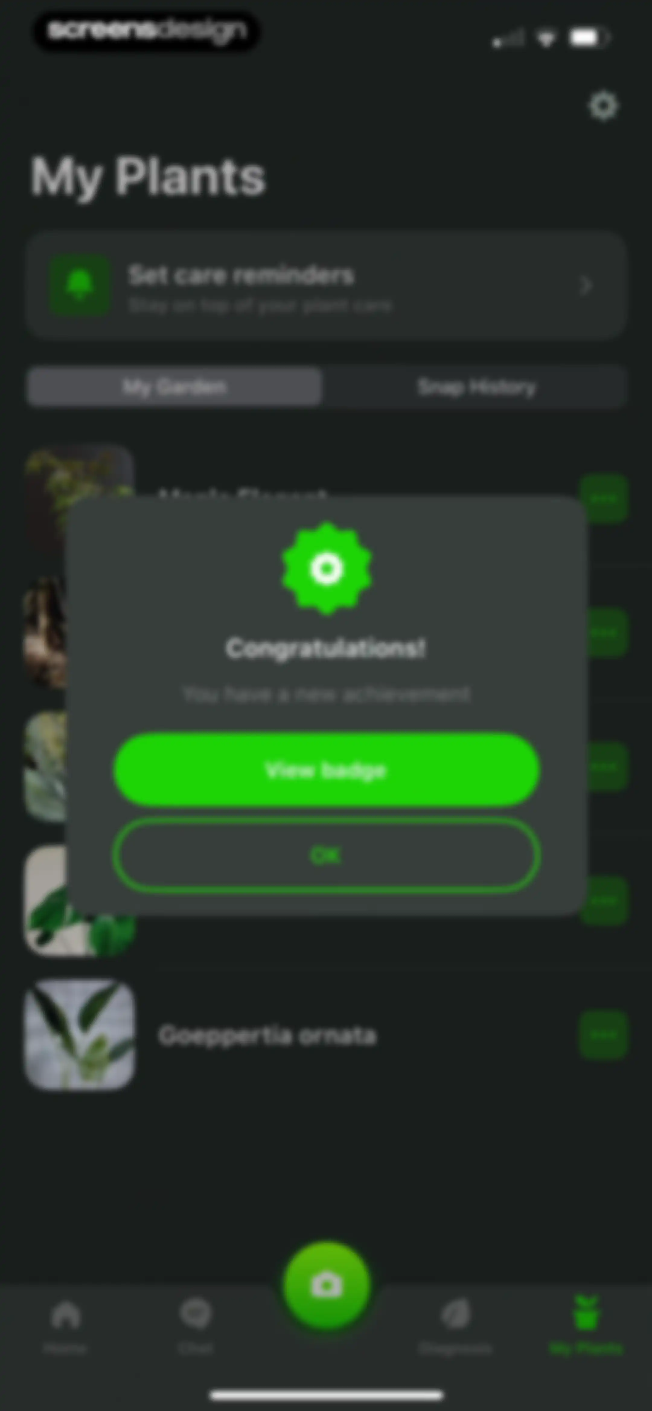 Plant Identifier & Care App screen 135