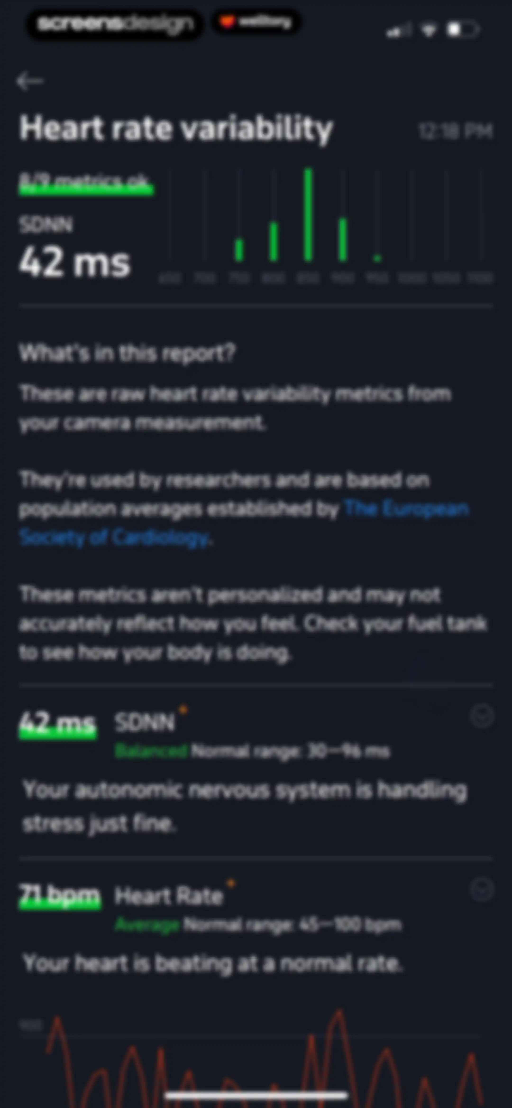 Welltory: Health, Heart Rate screen 57