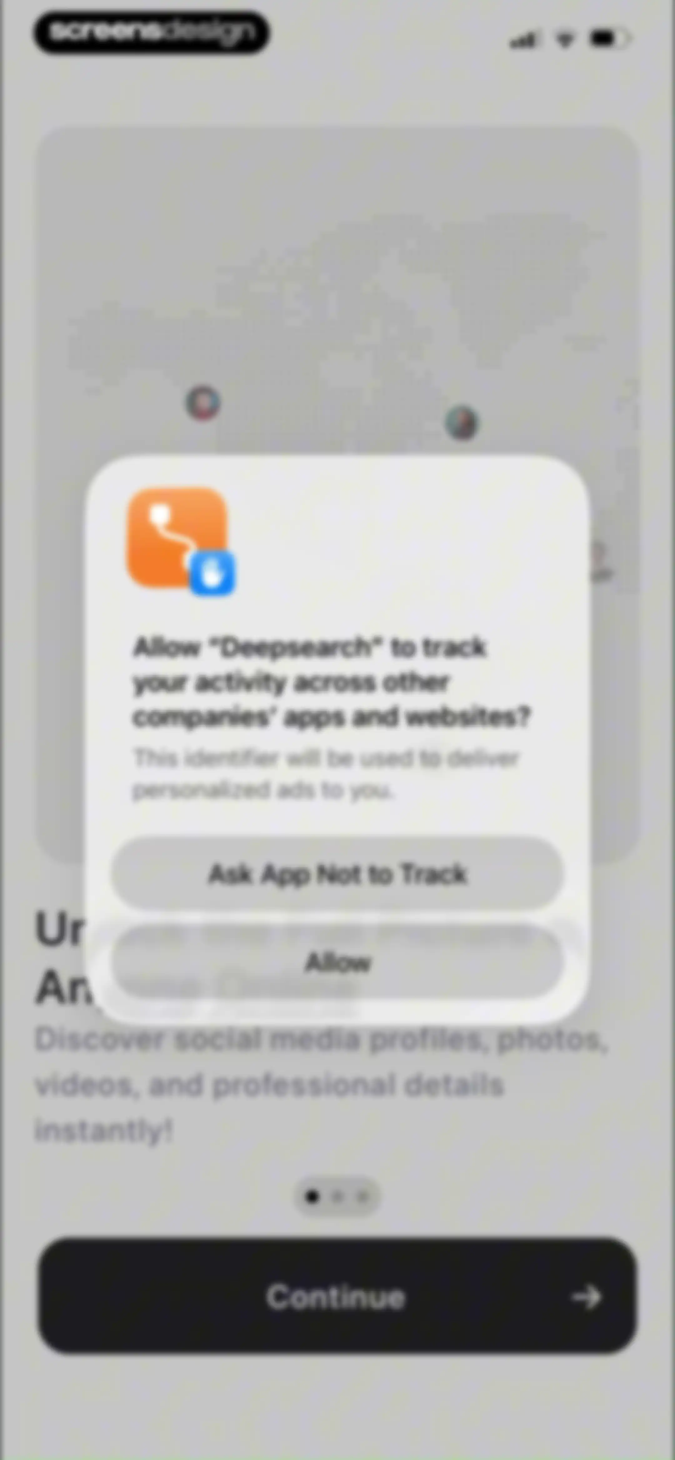 Deepsearch AI Search Assistant screen 2