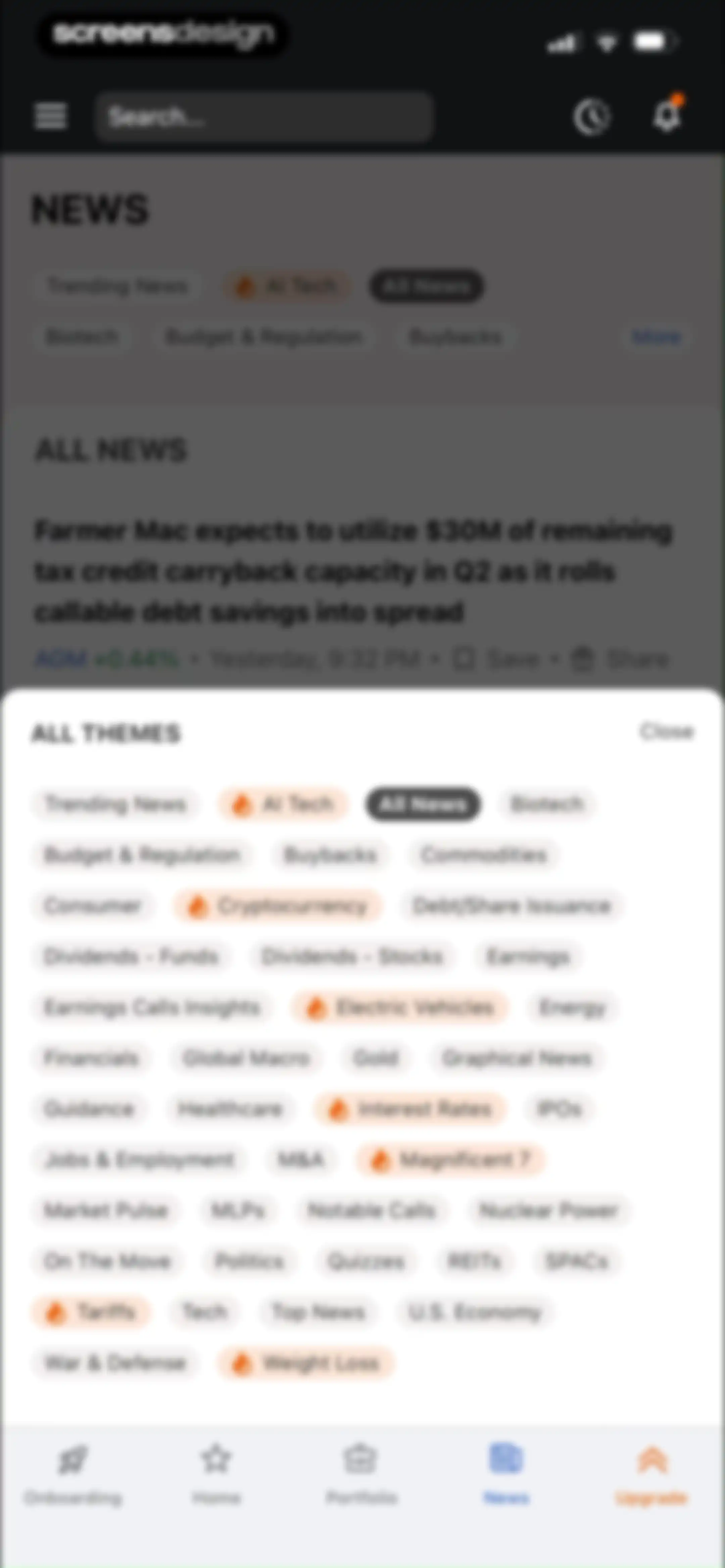 Seeking Alpha: News & Analysis screen 90