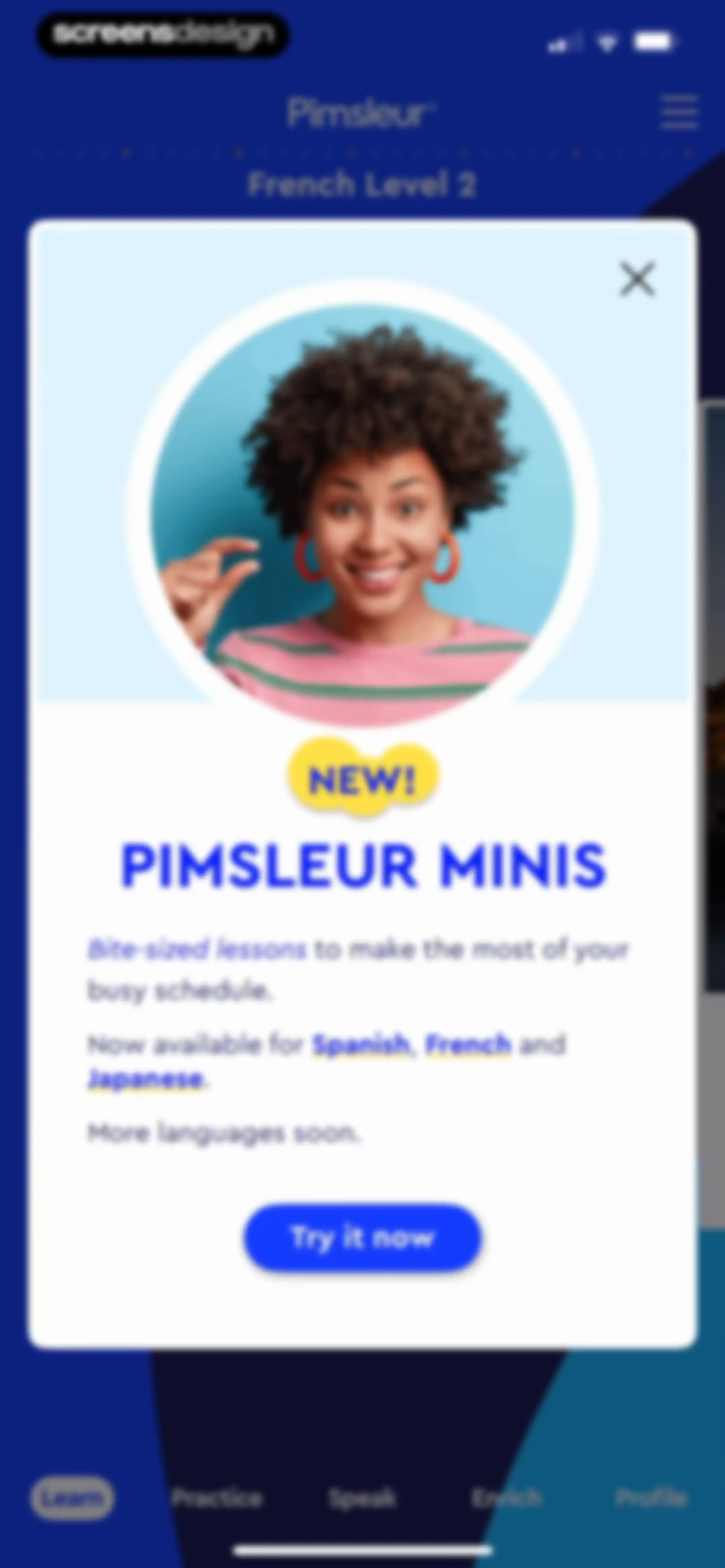 Pimsleur | Language Learning screen 107