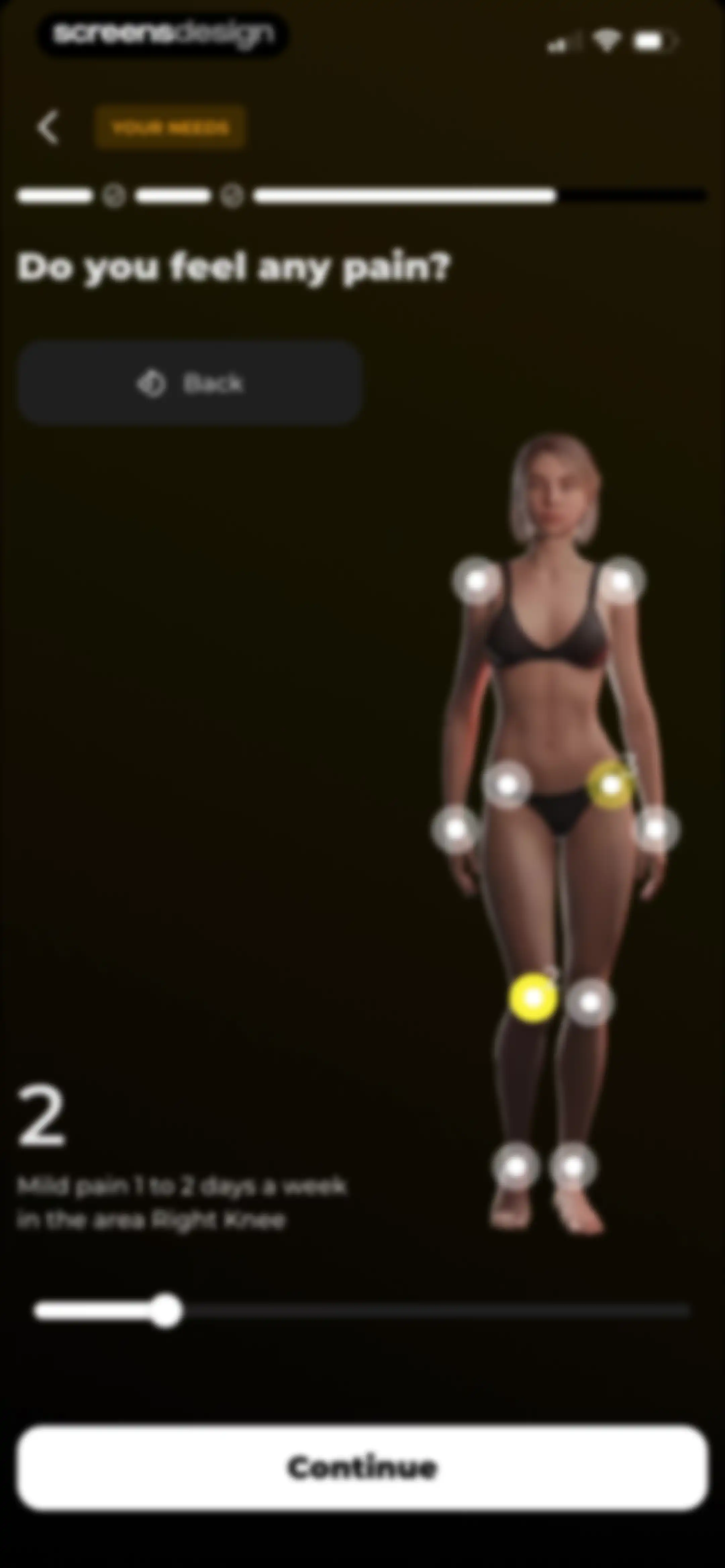 MCI - Personal Training AI screen 33