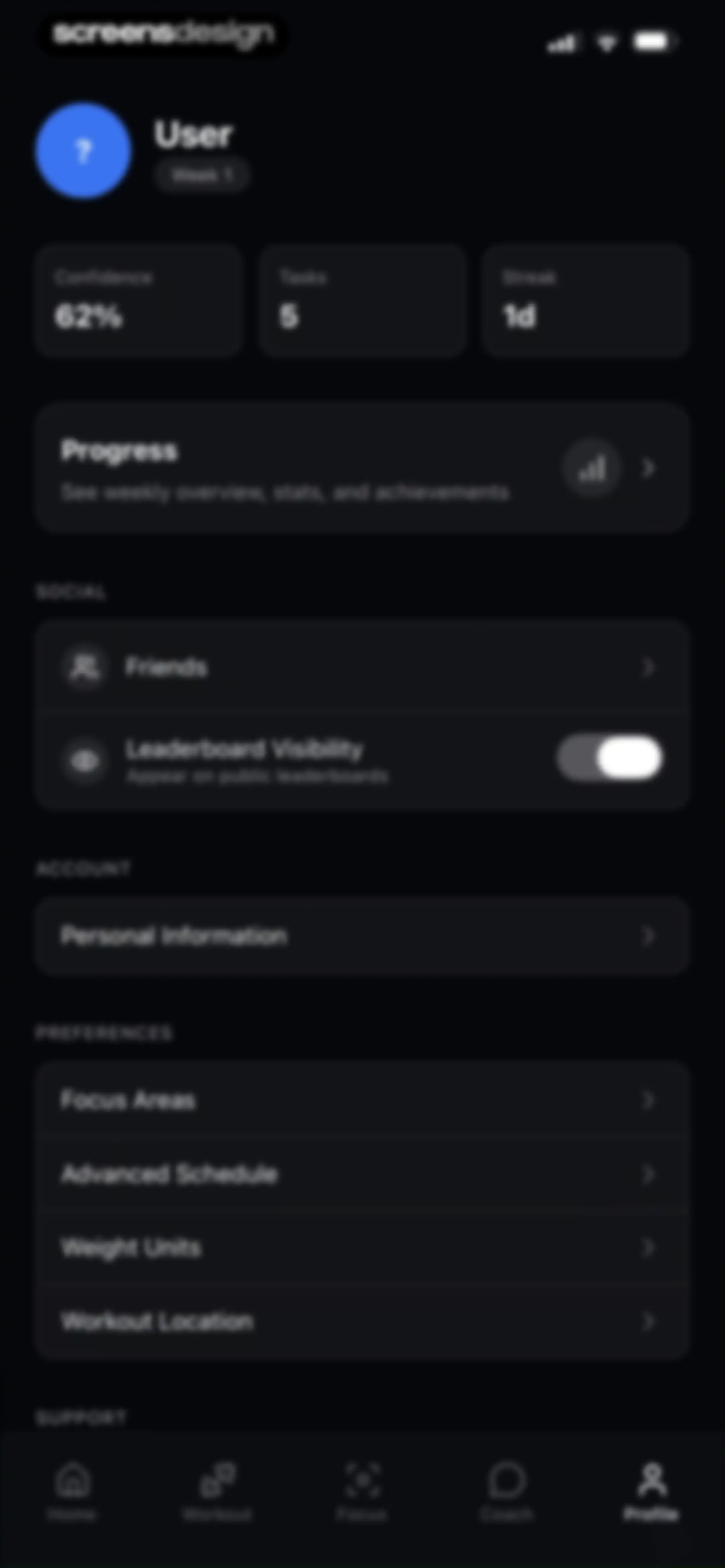 Critique AI: Habit Tracker screen 118