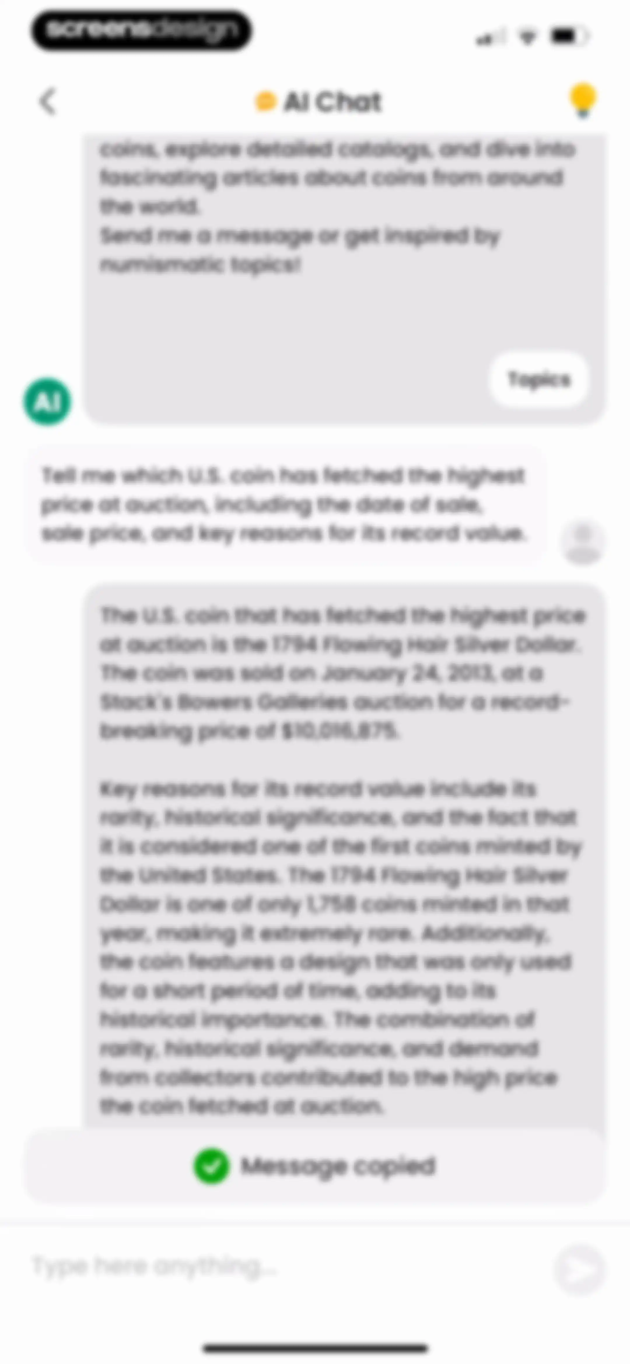 Coin ID Scanner: Value Checker screen 71
