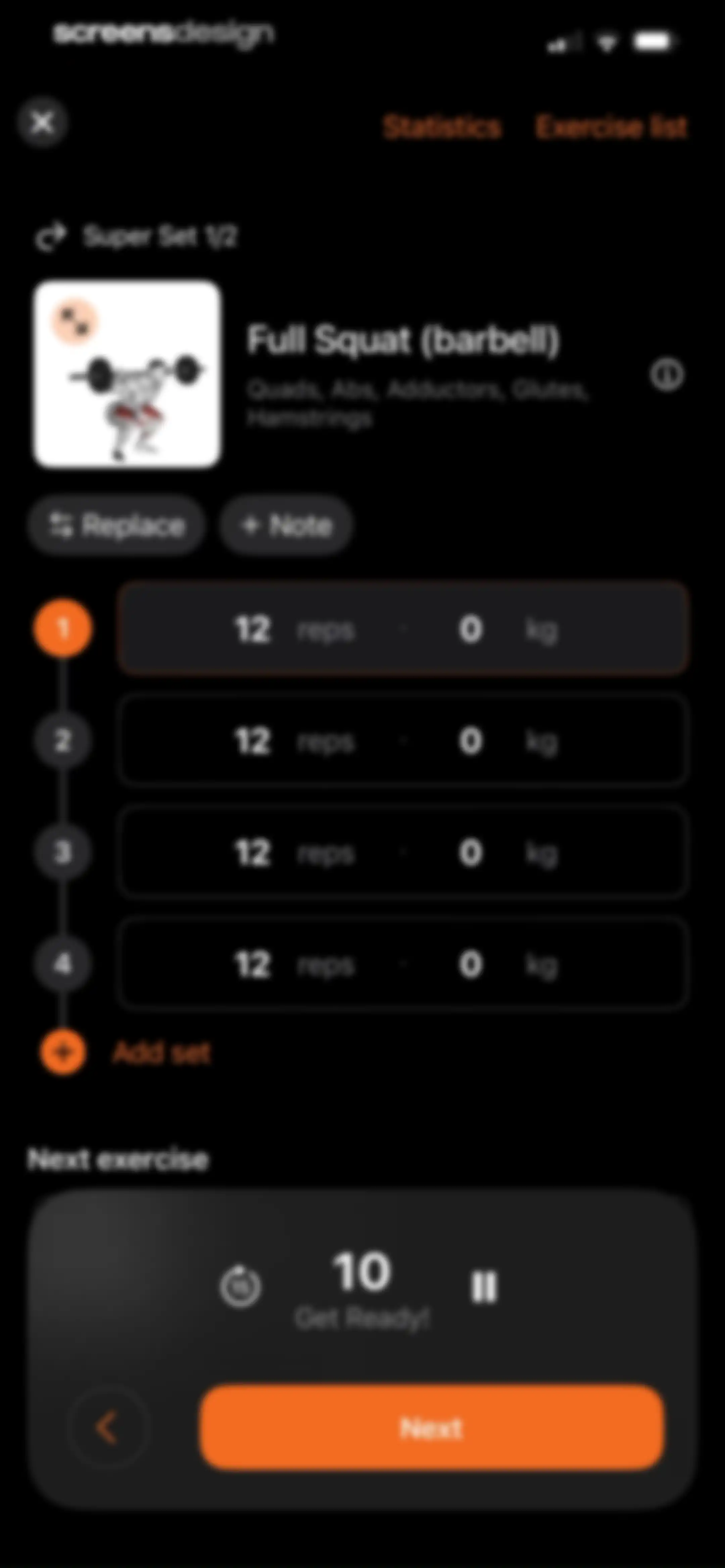 Gym WP - Workout Planner & Log screen 63