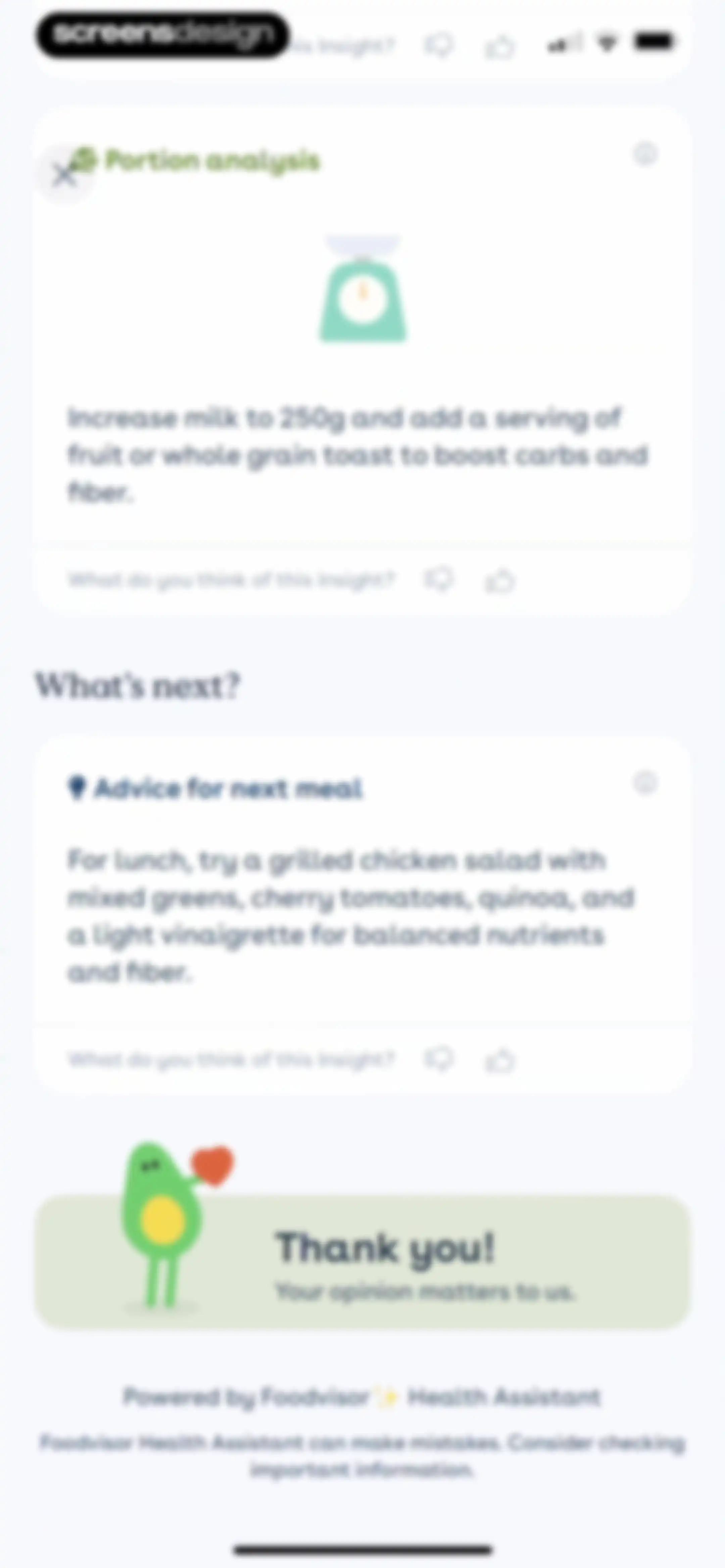 Foodvisor - AI Calorie Counter screen 135