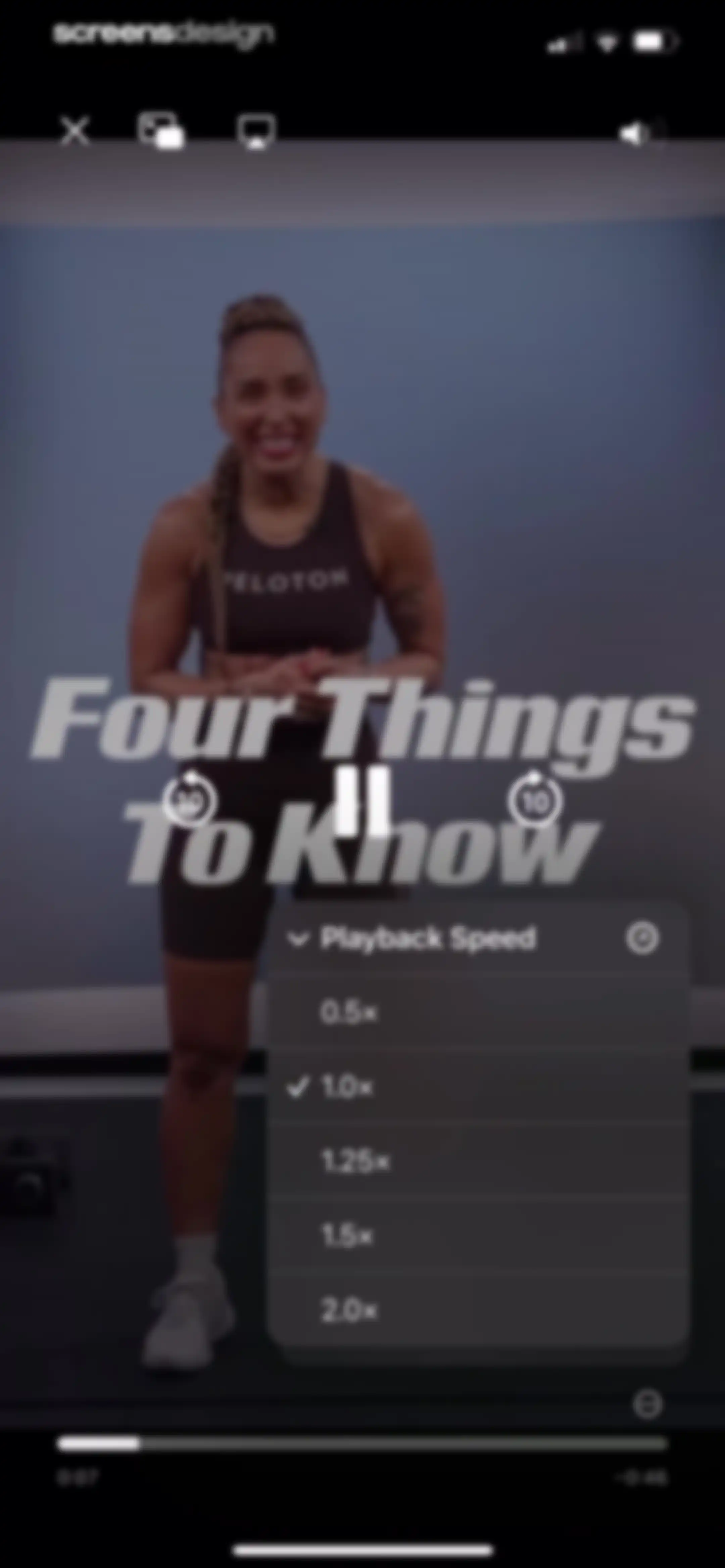 Peloton: Fitness & Workouts screen 91