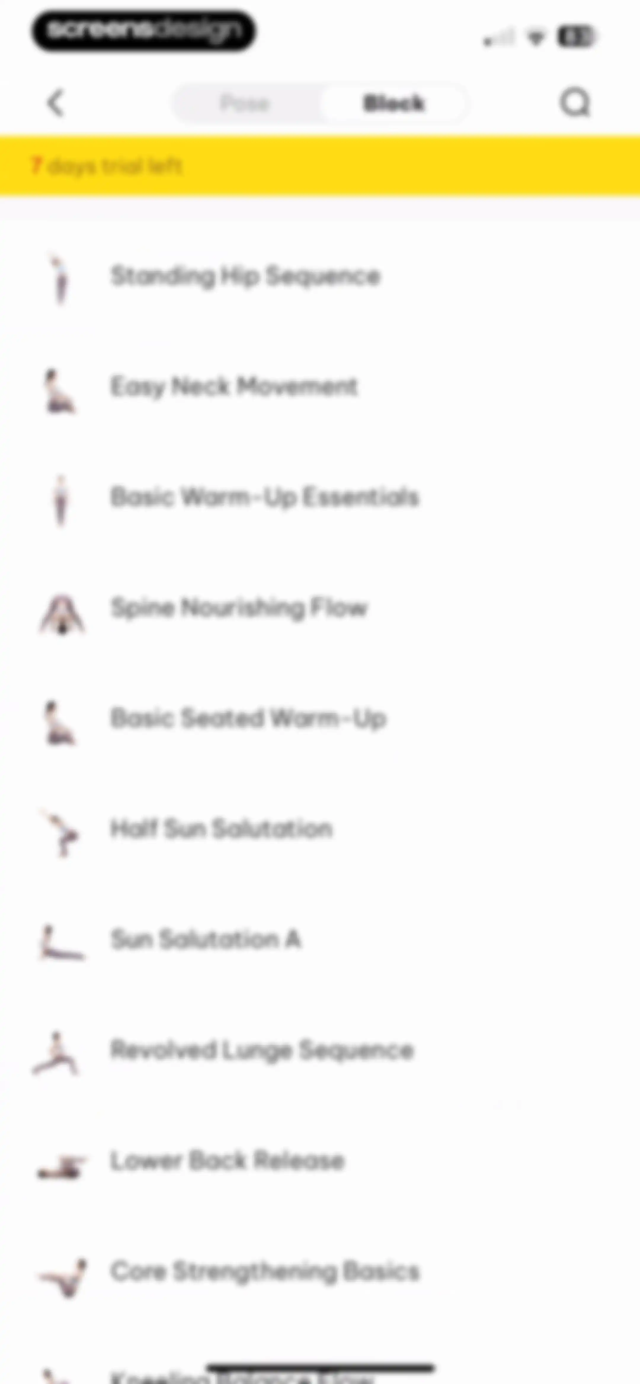Daily Yoga: Yoga for Fitness® screen 147