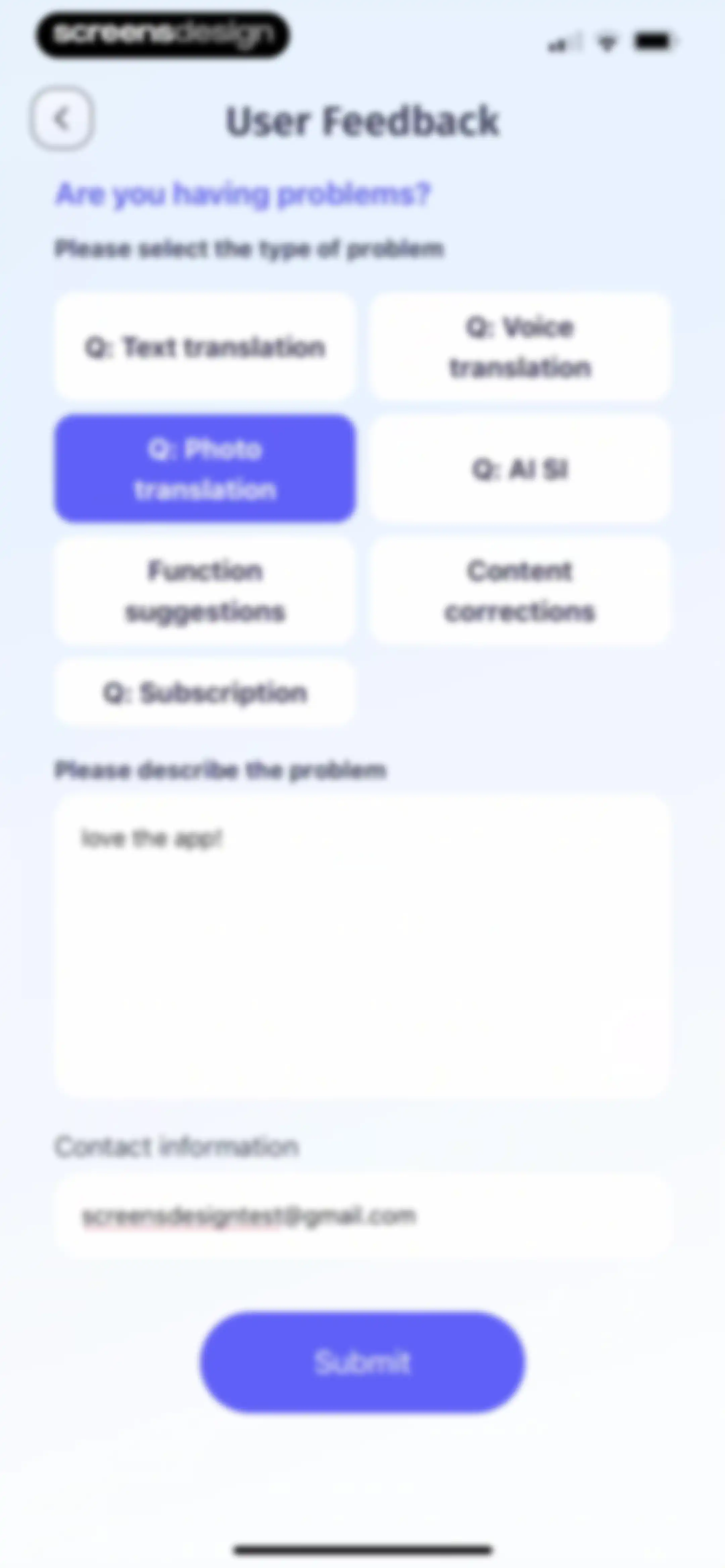 eTranslator-AI Translate screen 110