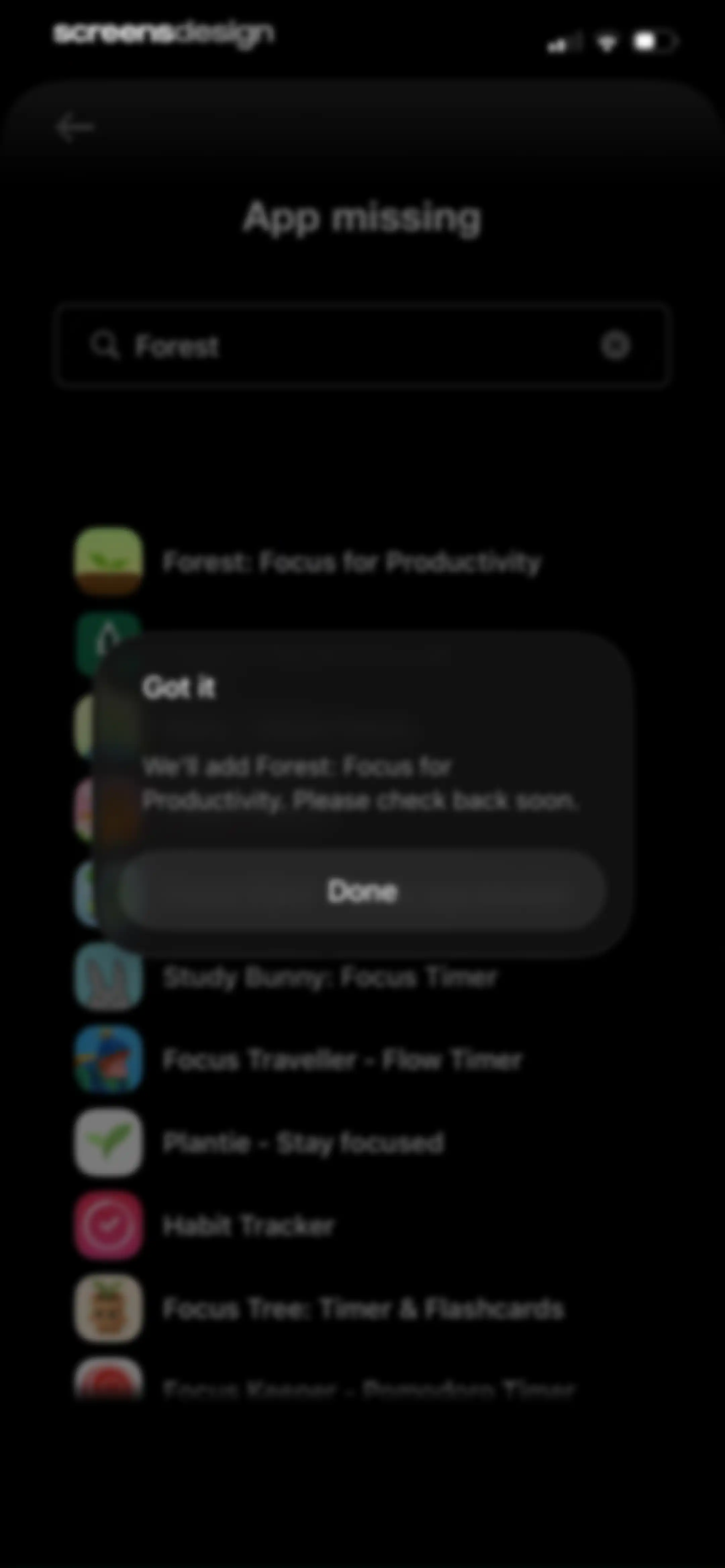 Blank Spaces Launcher screen 35