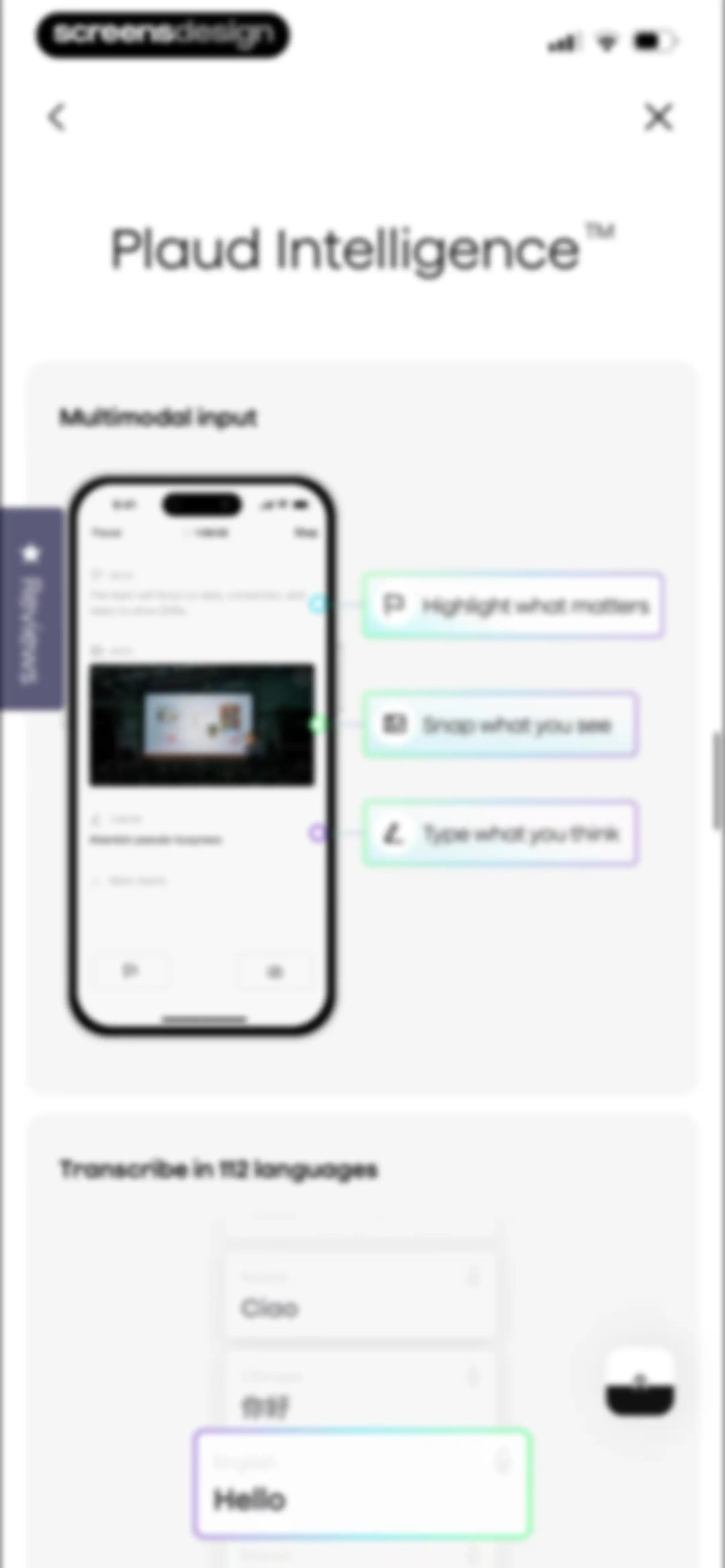Plaud: AI Note Taker screen 98