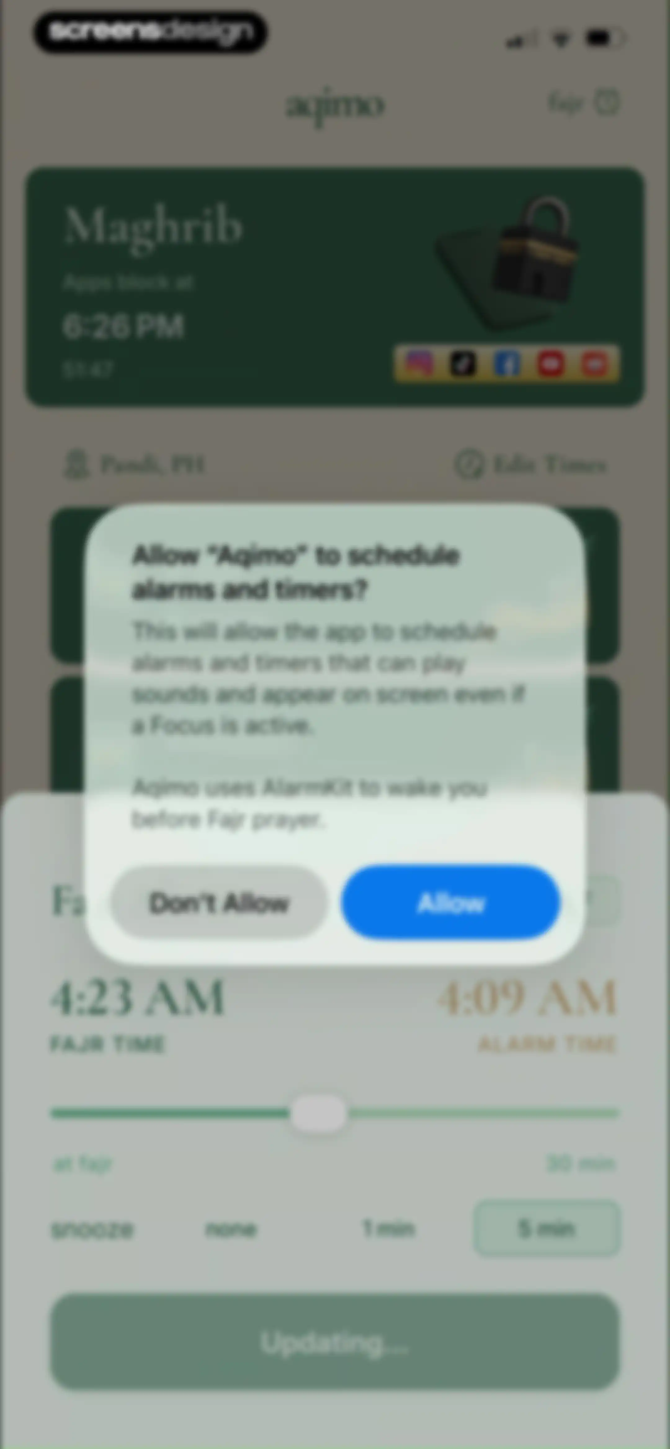 Aqimo: Salah Focus screen 54