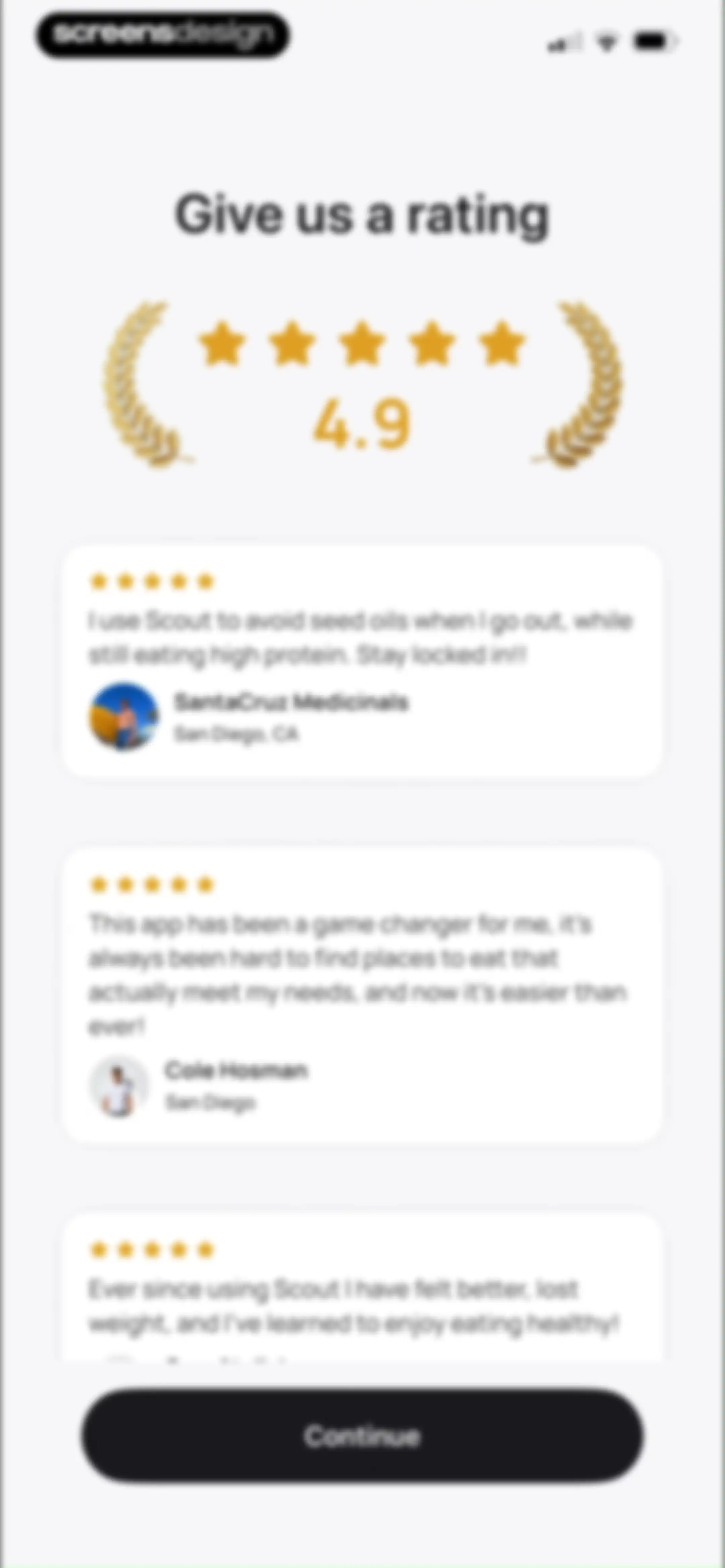 Scout - Health Analysis screen 13