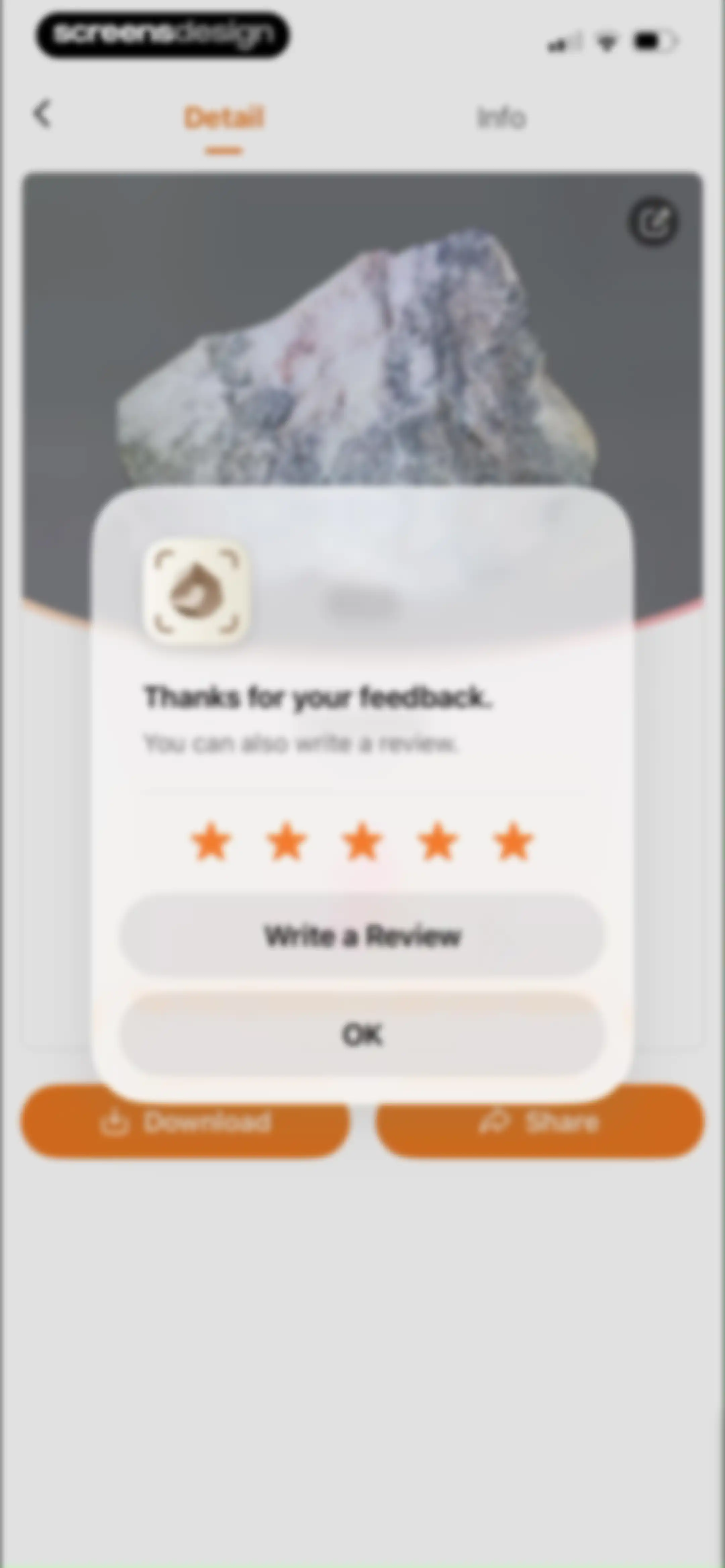 Rock Identifier: Stone ID screen 59