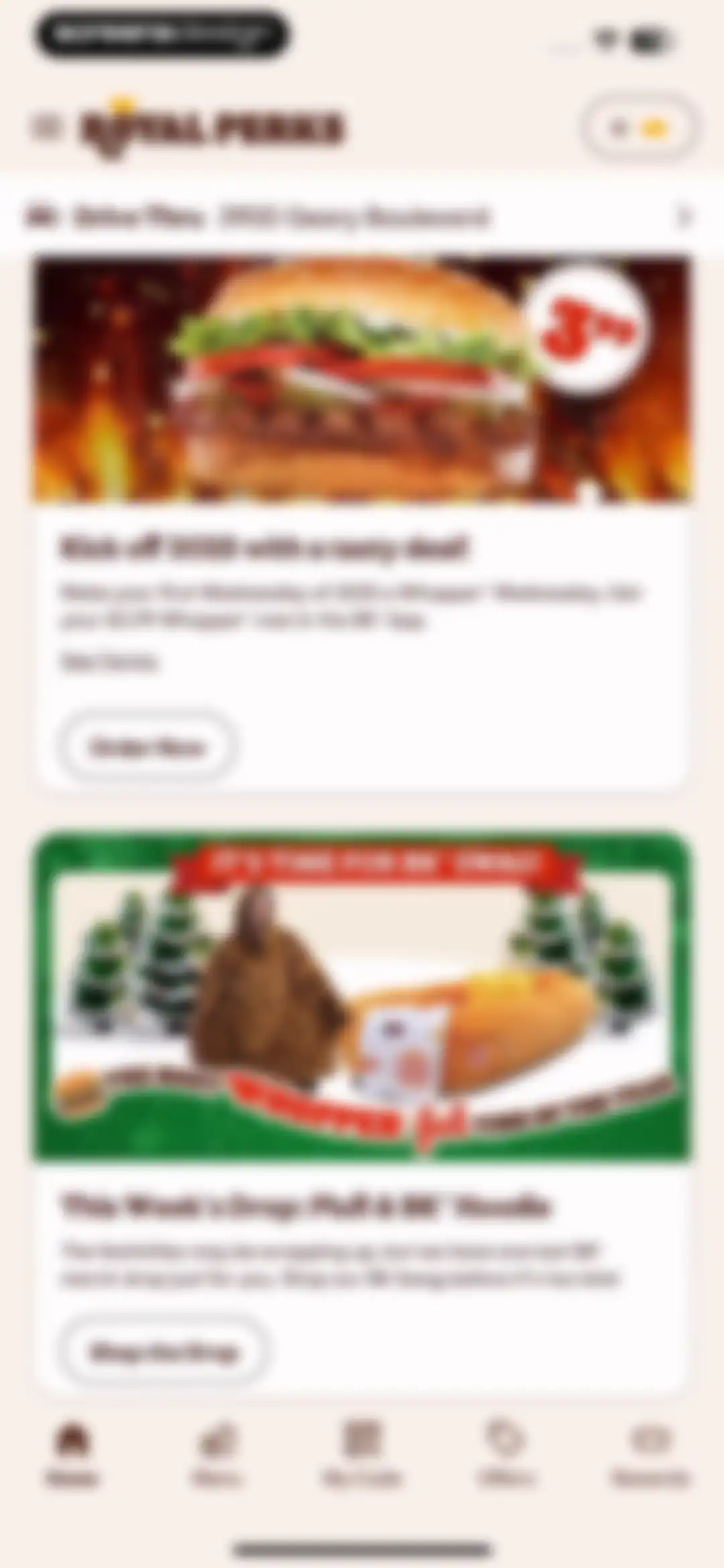 BURGER KING® App screen 62